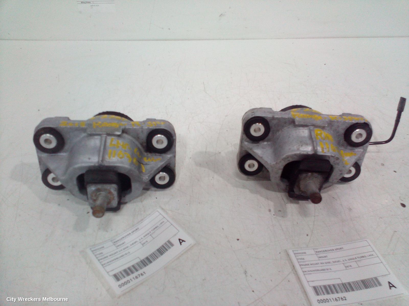 LAND ROVER RANGEROVER SPORT MOUNT, ENGINE MOUNT (LH SIDE), DIESEL, 3.0, SINGLE TURBO, L494, 06/2013 - 04/2022