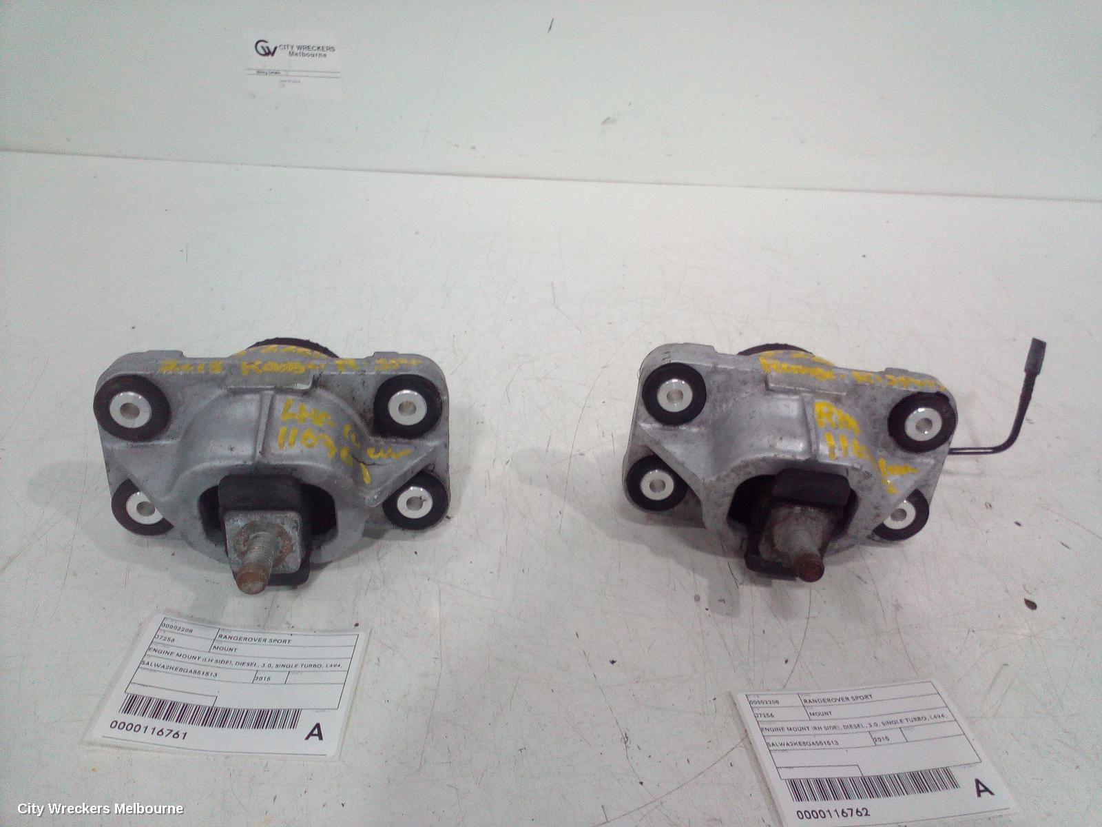 LAND ROVER RANGEROVER SPORT MOUNT, ENGINE MOUNT (RH SIDE), DIESEL, 3.0, SINGLE TURBO, L494, 06/2013 - 04/2022