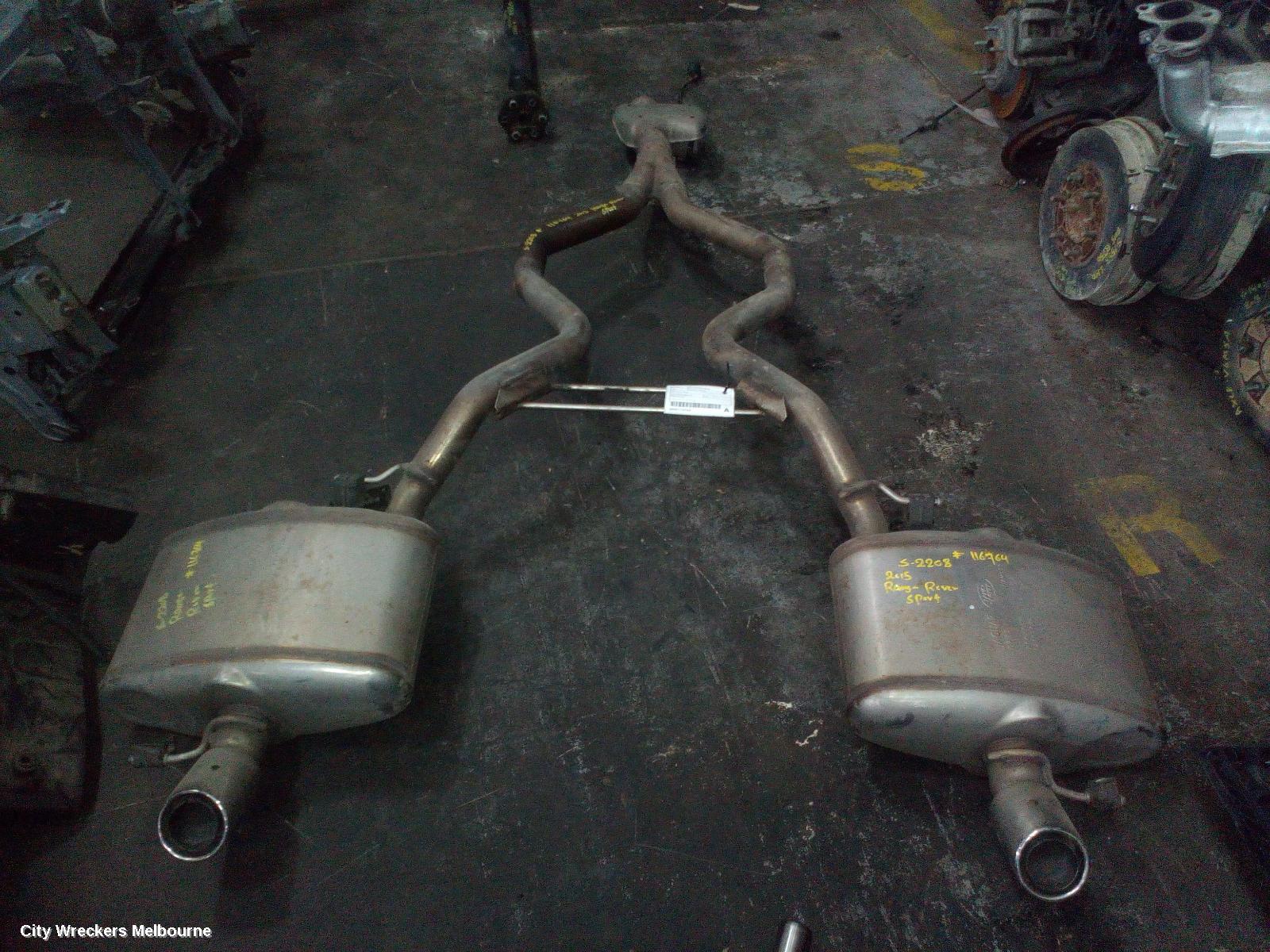 LAND ROVER RANGEROVER SPORT EXHAUST SYSTEM, L494, 12/2013 - 04/2022