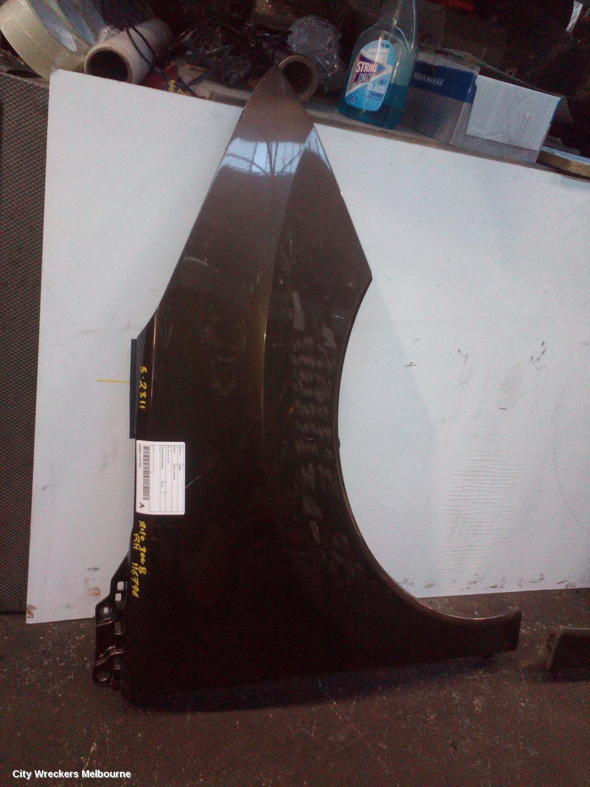 PEUGEOT 3008 RIGHT GUARD, T8, 05/2010 - 10/2016