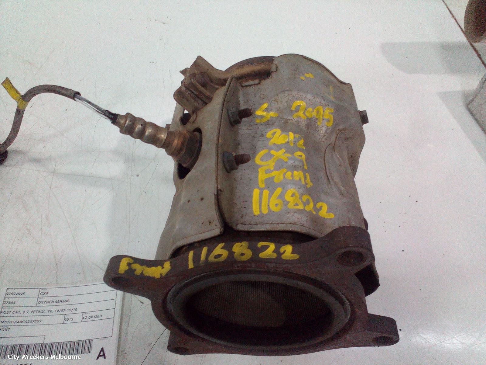 MAZDA CX9 CATALYTIC CONVERTER, BOLT ON CAT TYPE (TO MANIFOLD), 3.7, PETROL, FRONT, TB, 12/2007 - 12/2015