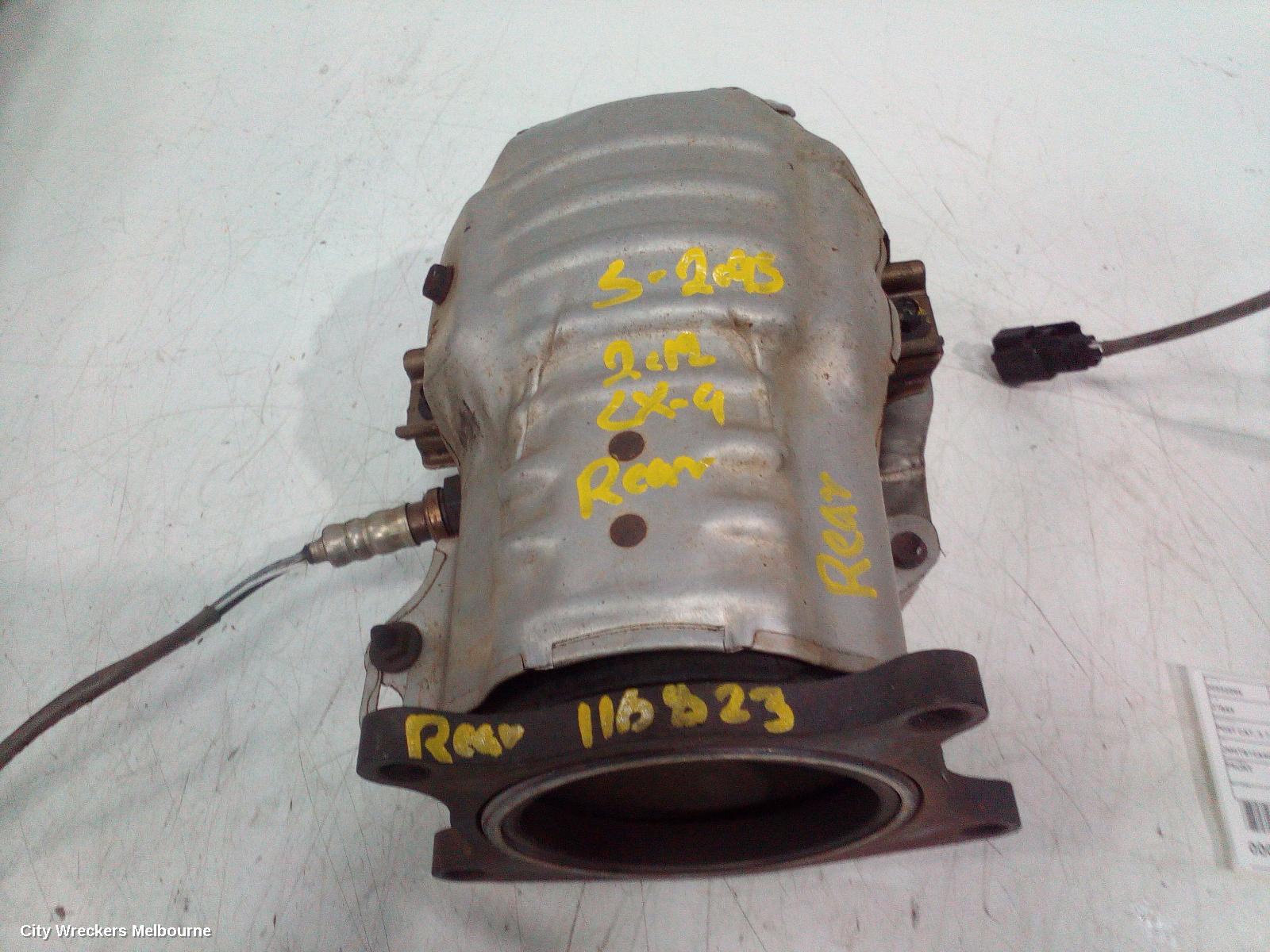MAZDA CX9 CATALYTIC CONVERTER, BOLT ON CAT TYPE (TO MANIFOLD), 3.7, PETROL, REAR, TB, 12/2007 - 12/2015