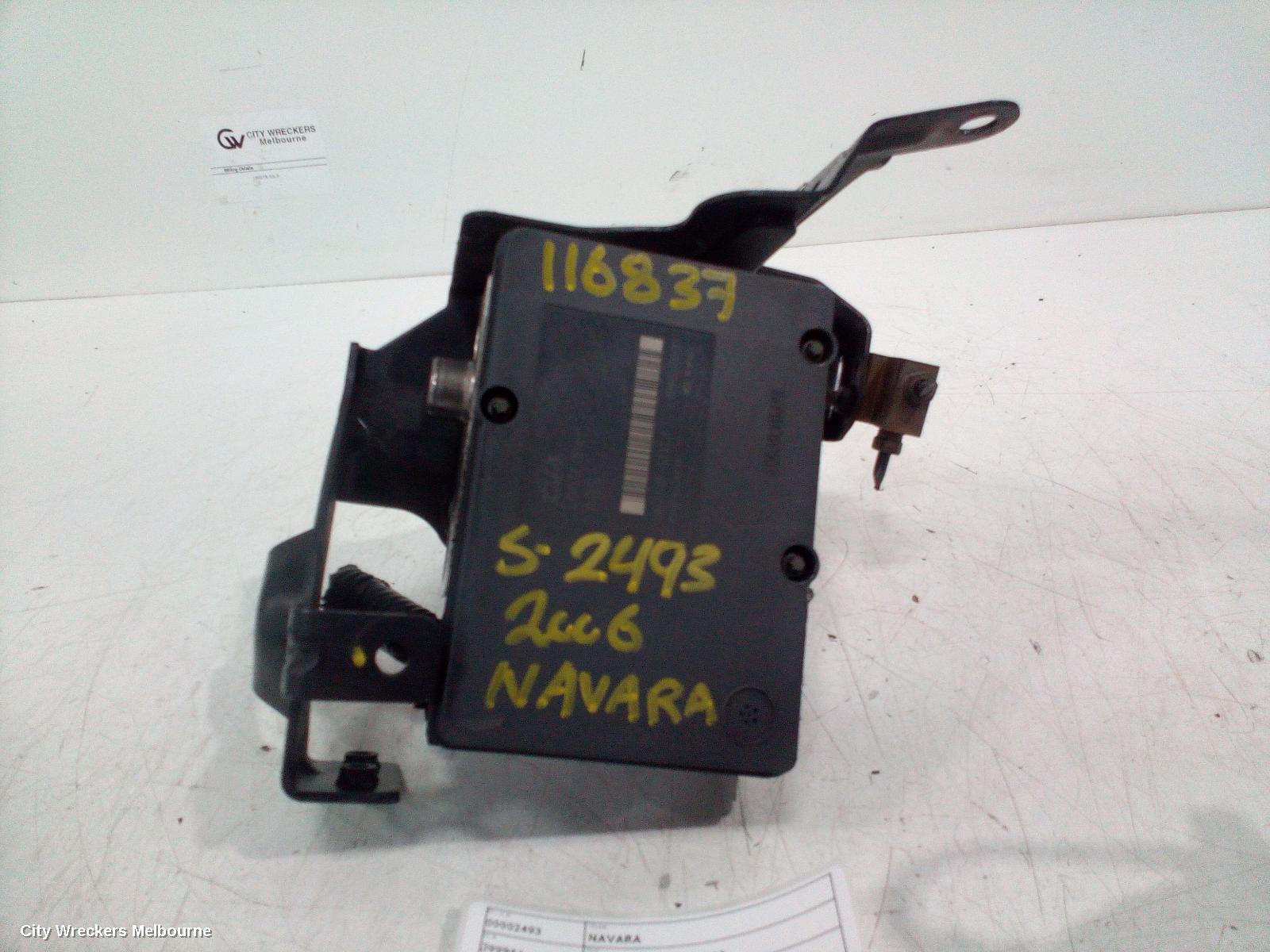 NISSAN NAVARA ABS PUMP/MODULATOR, D40, P/N 47660-EA010, 09/2005 - 08/2015