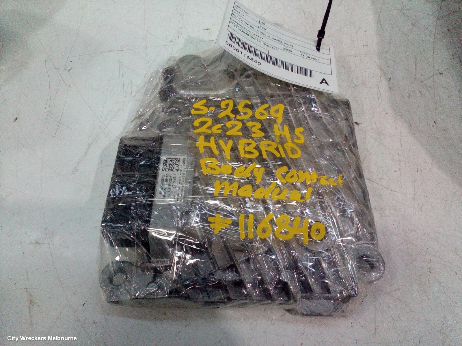 MG HS ECU, BODY CONTROL MODULE, SAS23, 09/2019 ONWARDS