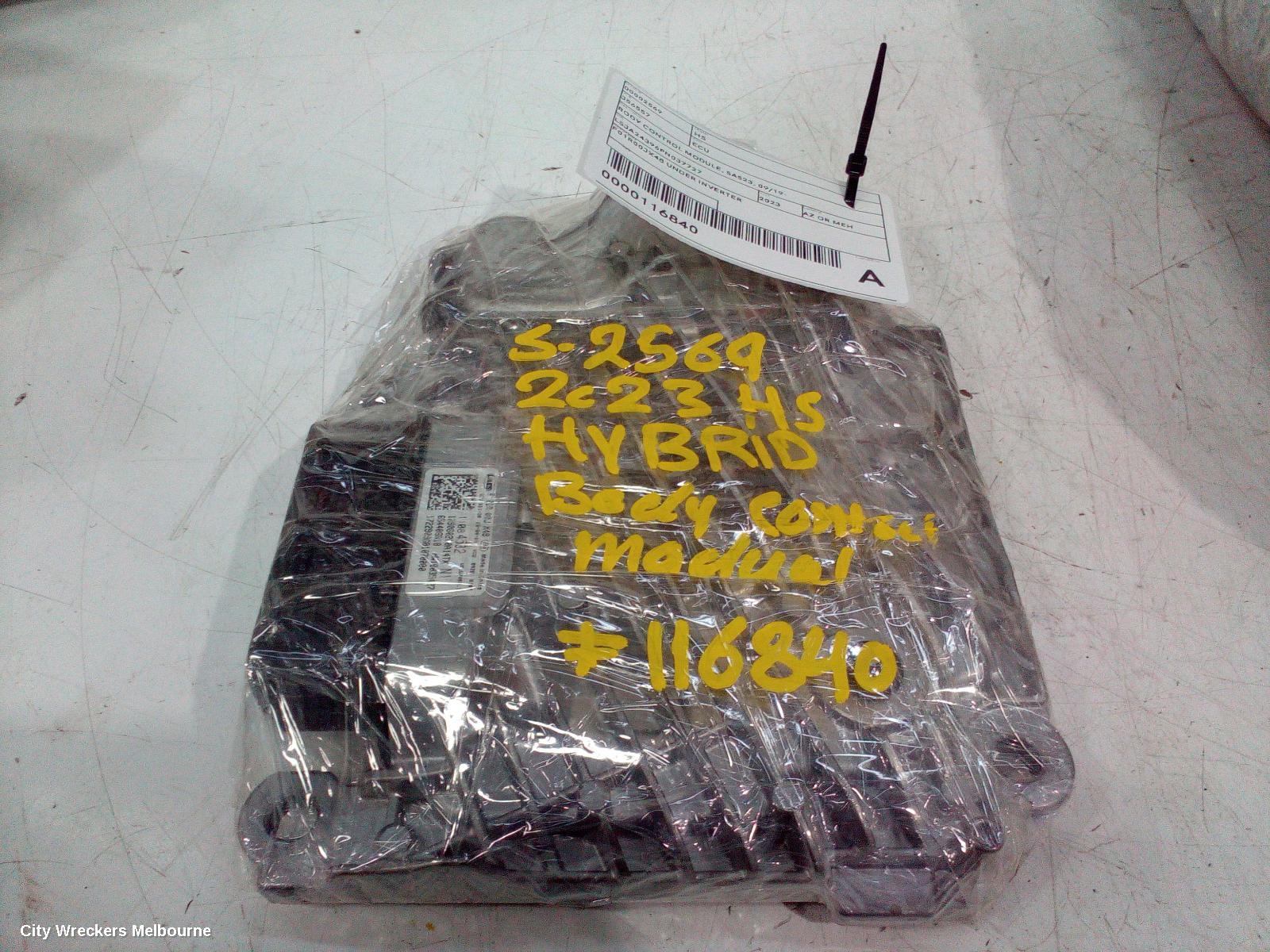 MG HS ECU, BODY CONTROL MODULE, SAS23, 09/2019 ONWARDS