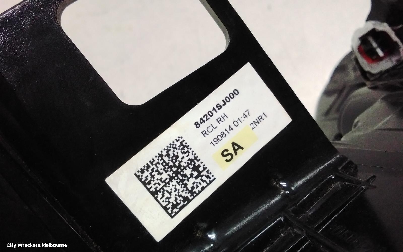 SUBARU FORESTER RIGHT TAILLIGHT, SK, IN BODY, LED TYPE, 08/2018 ONWARDS