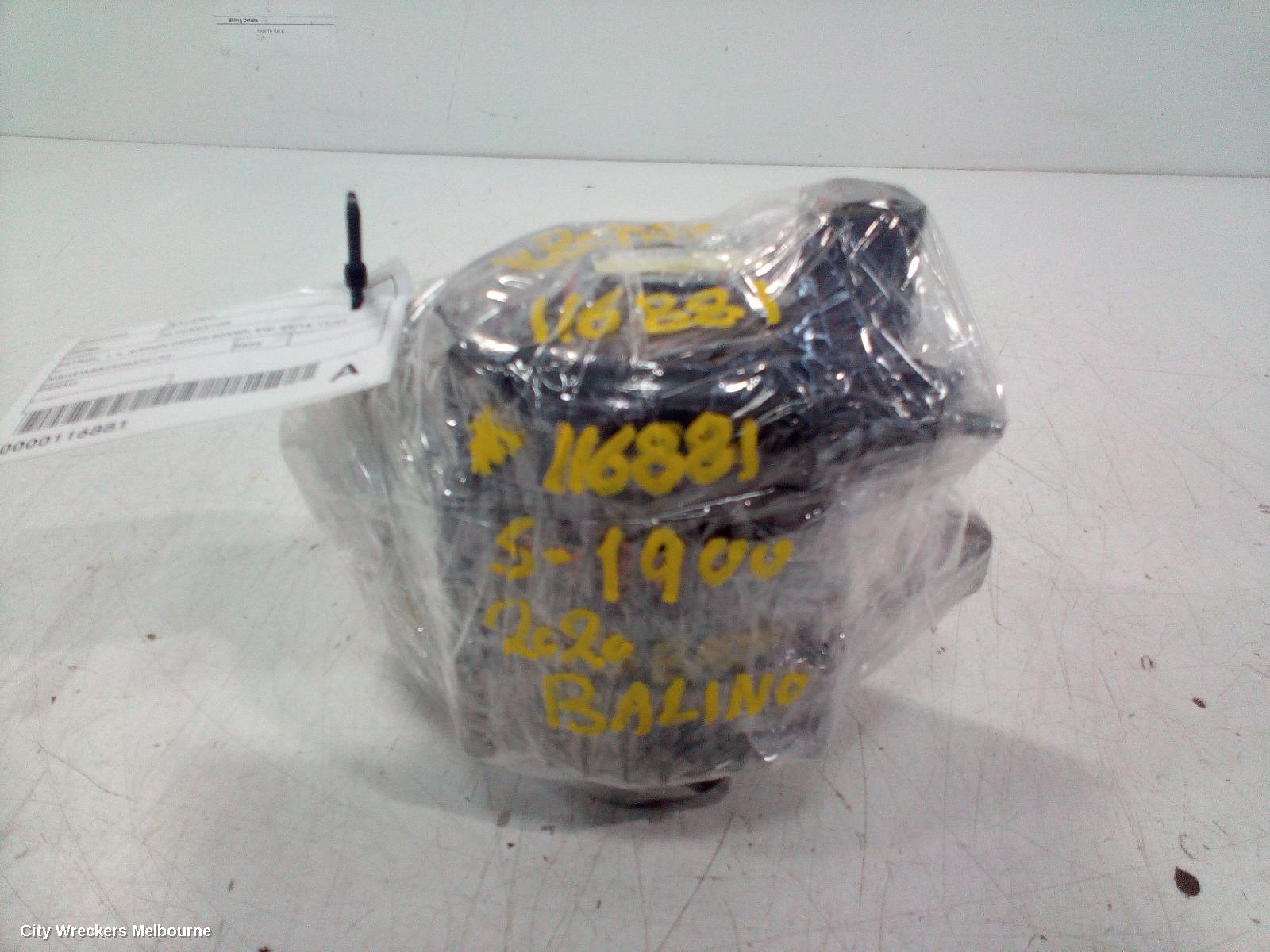 SUZUKI BALENO ALTERNATOR, PETROL, 1.4, NIPPON DENSO 80AMP, EW, 04/2016 - 12/2022