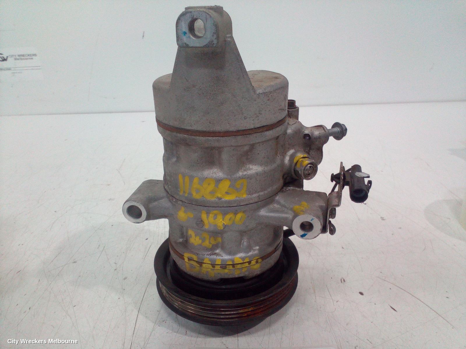 SUZUKI BALENO A/C COMPRESSOR, EW, 1.4, PETROL, K14B, 04/2016 - 12/2022