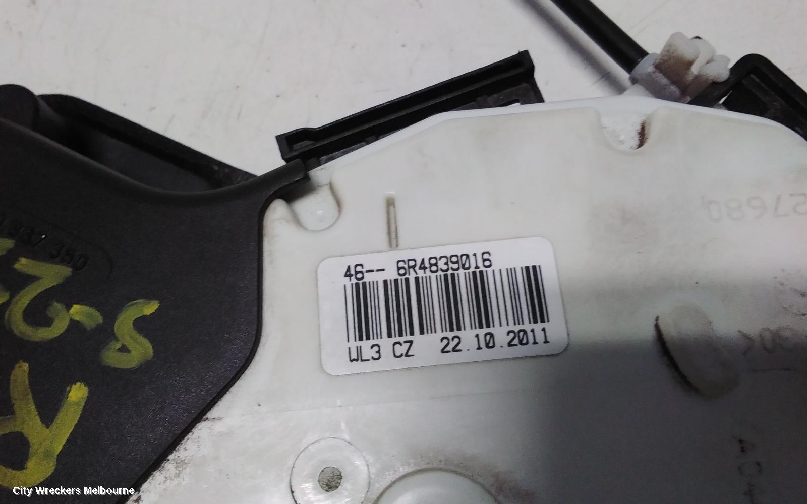 VOLKSWAGEN POLO DOOR/BOOT/GATE LOCK, RIGHT REAR DOOR LOCK, 6R, P/N 5K4839016F, 05/2010 - 09/2017