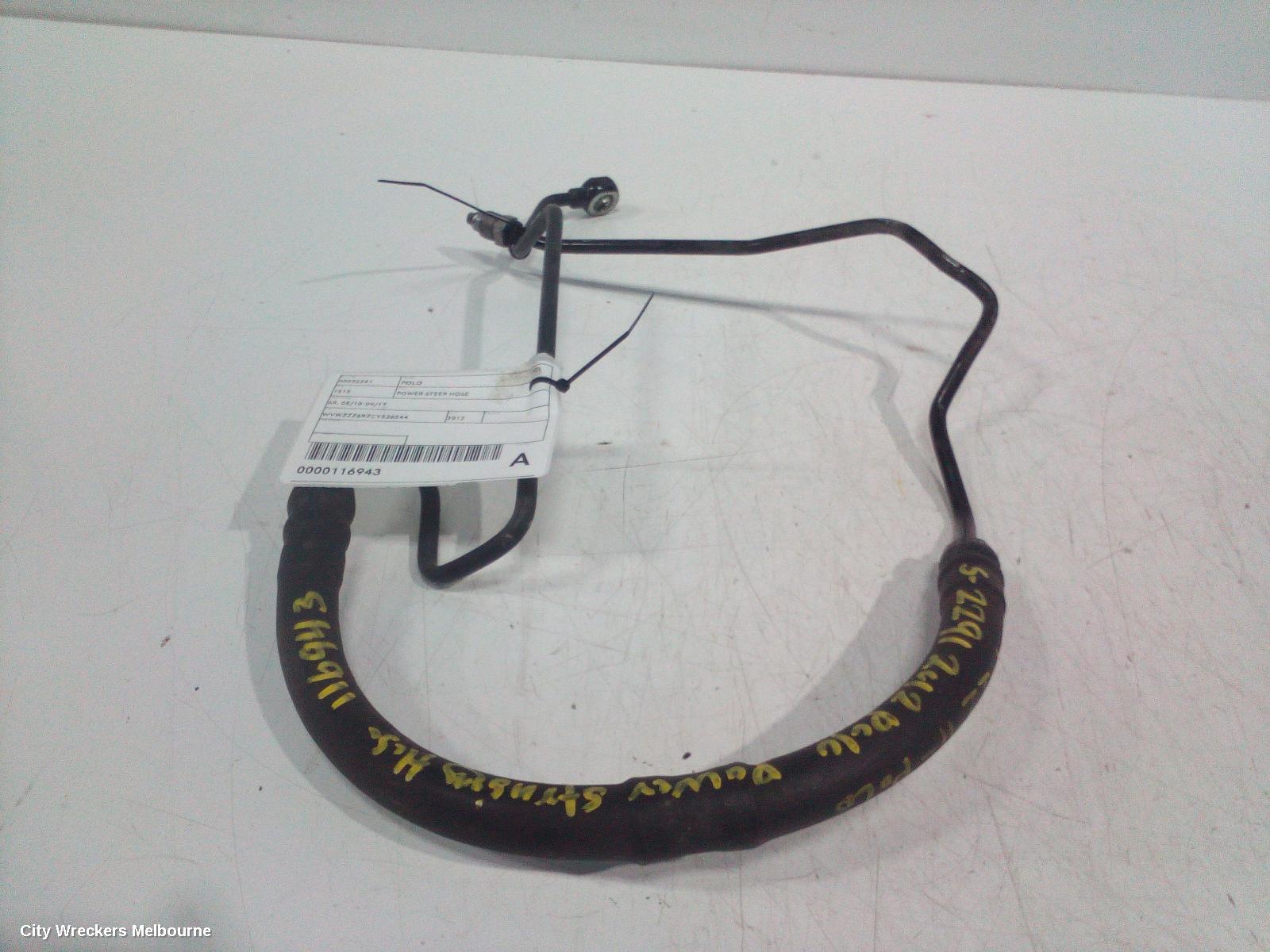 VOLKSWAGEN POLO POWER STEER HOSE, 6R, 05/2010 - 09/2017