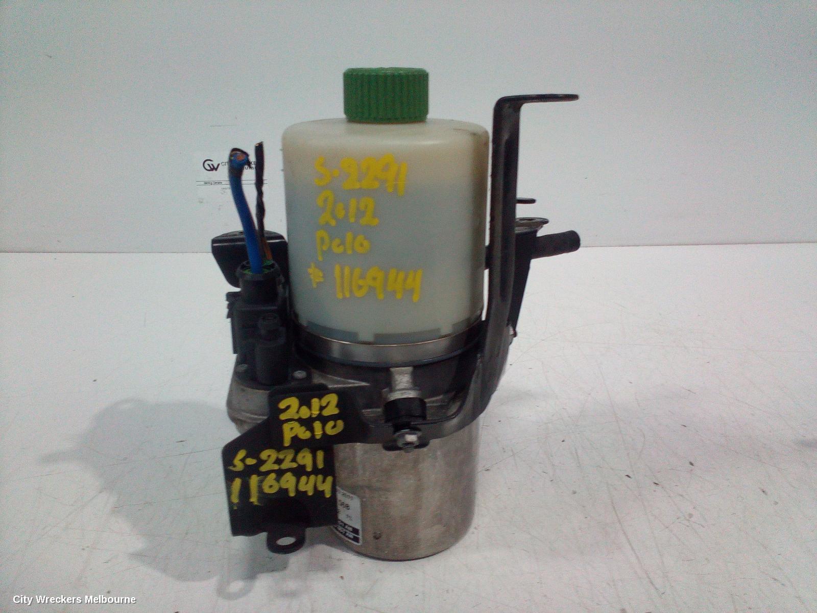 VOLKSWAGEN POLO STEERING PUMP, HYDRAULIC PUMP, PETROL/DIESEL, 6R, 05/2010 - 05/2014