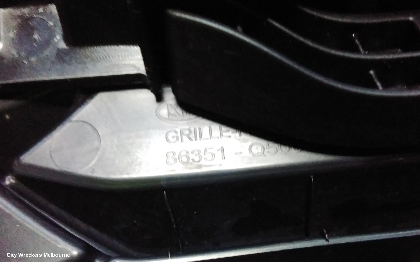 KIA SELTOS GRILLE, RADIATOR GRILLE (UPPER), NON GT-LINE/LTD TYPE, SP2, 07/2019 - 07/2022