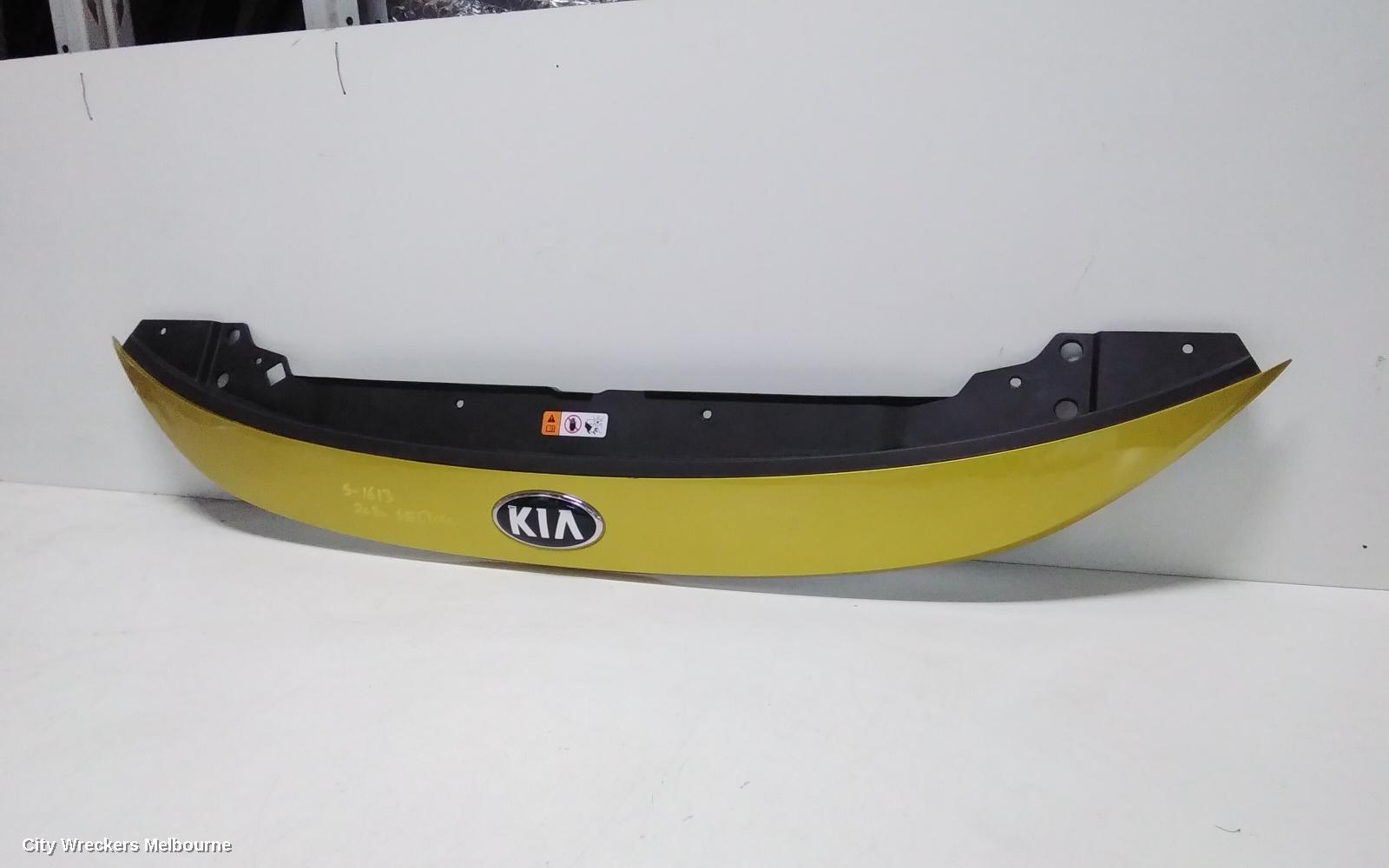 KIA SELTOS GRILLE, BONNET CATCH COVER, SP2, 07/2019 - 07/2022