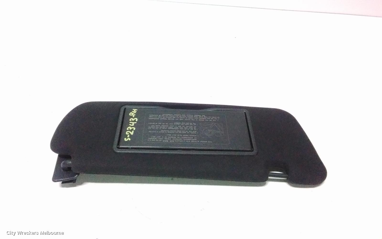 HOLDEN COMMODORE SUNVISOR, VE, RH SIDE, DARK GREY, 08/2006 - 05/2013