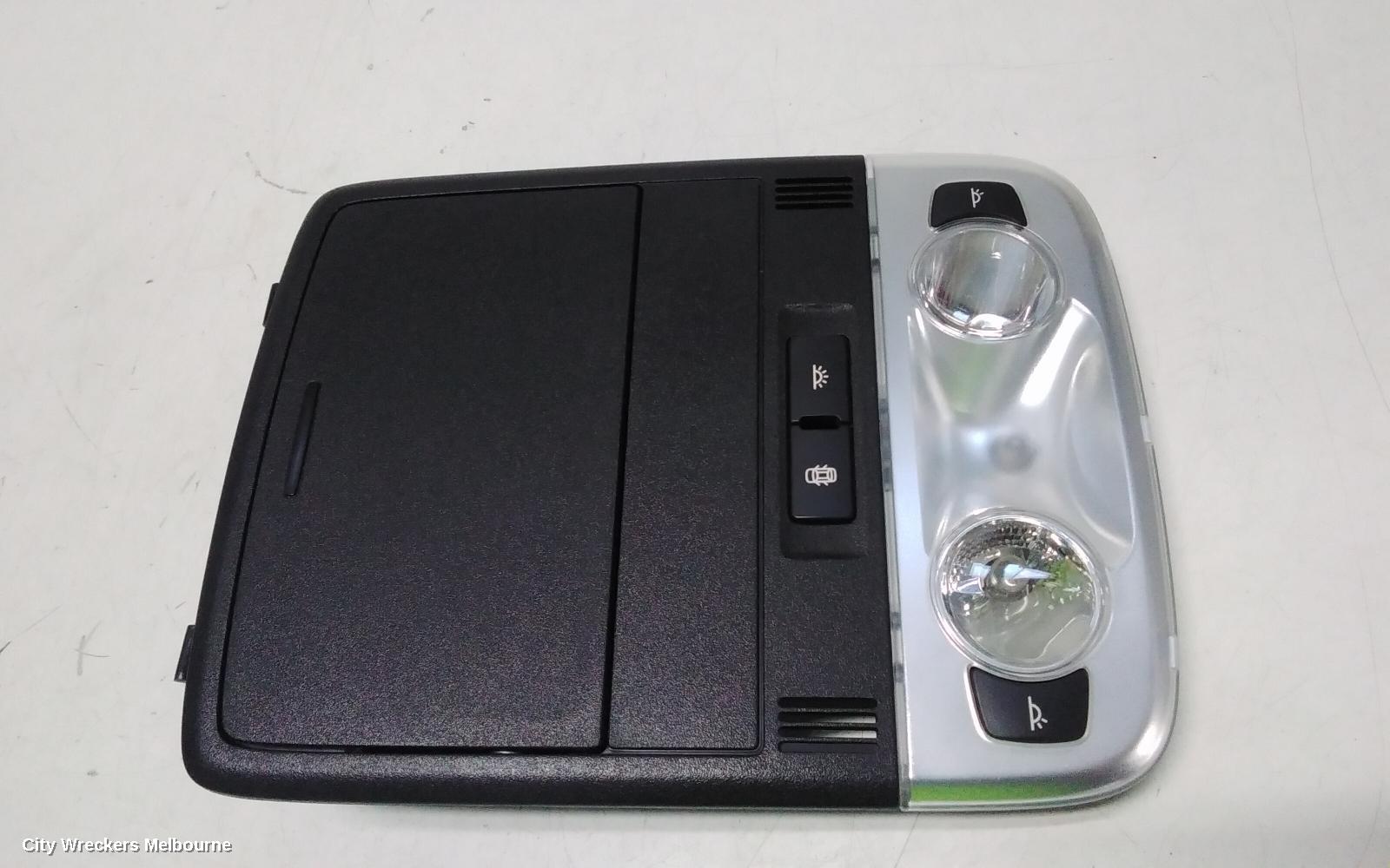 HOLDEN COMMODORE COURTESY LIGHT, FRONT, DARK GREY, VE, 08/2006 - 05/2013