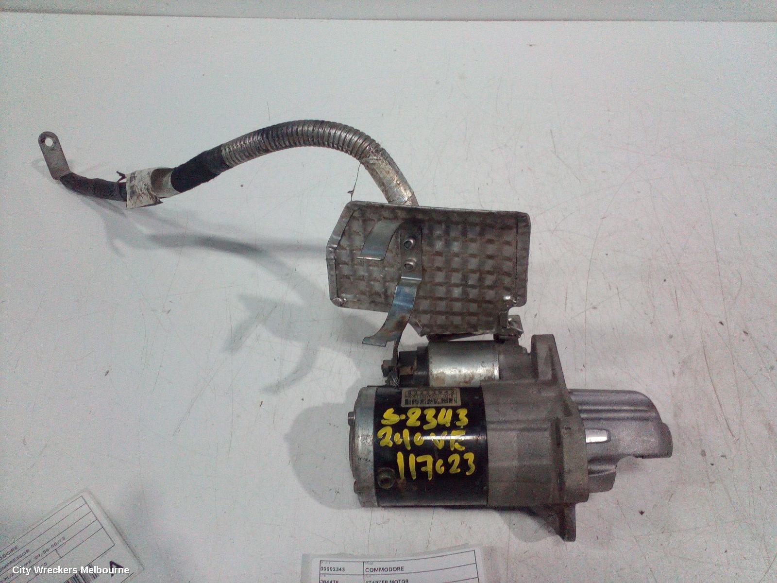 HOLDEN COMMODORE STARTER, 3.6, VE, ROUND CONNECTOR TYPE, 08/2006 - 05/2013