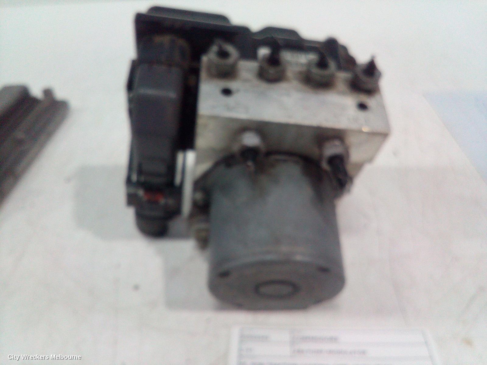 HOLDEN COMMODORE ABS PUMP/MODULATOR, VE, NON TRACTION CONTROL TYPE, 08/2006 - 05/2013