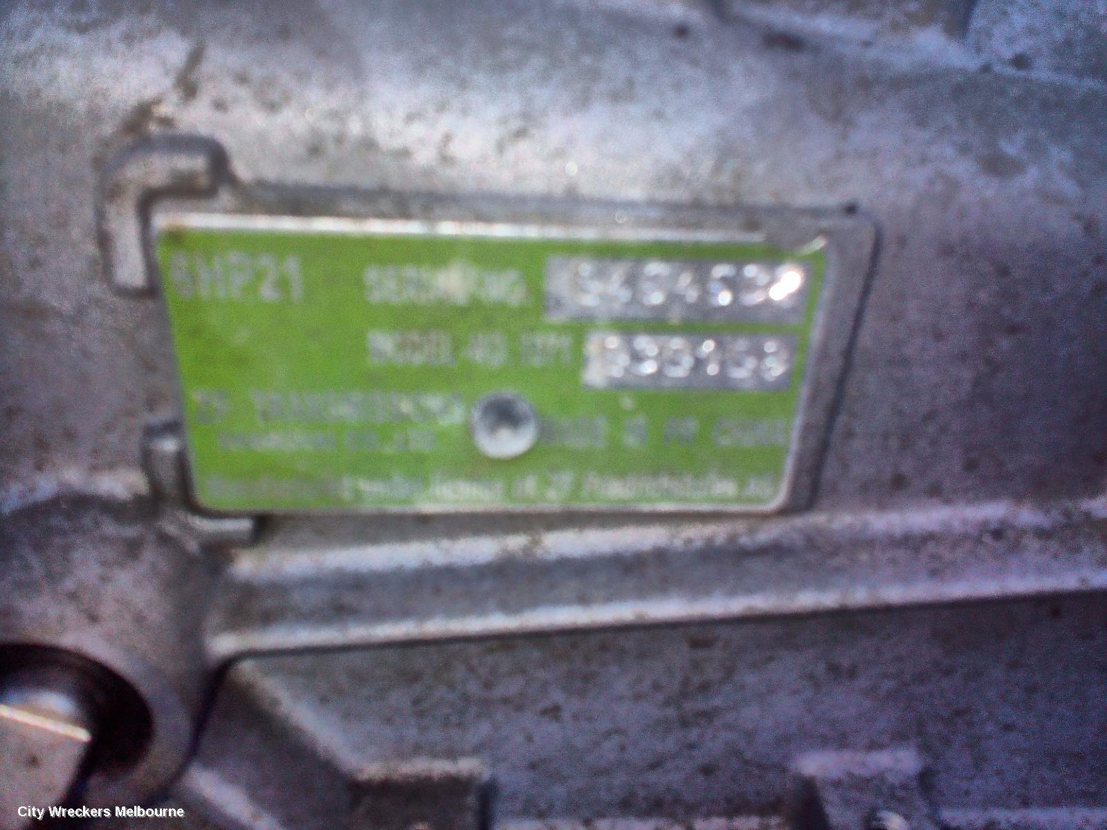 LDV G10 TRANS/GEARBOX, AUTO, DIESEL, 1.9, TURBO, SV7A/SV7C, WAGON/VAN, 04/2015 - 06/2021