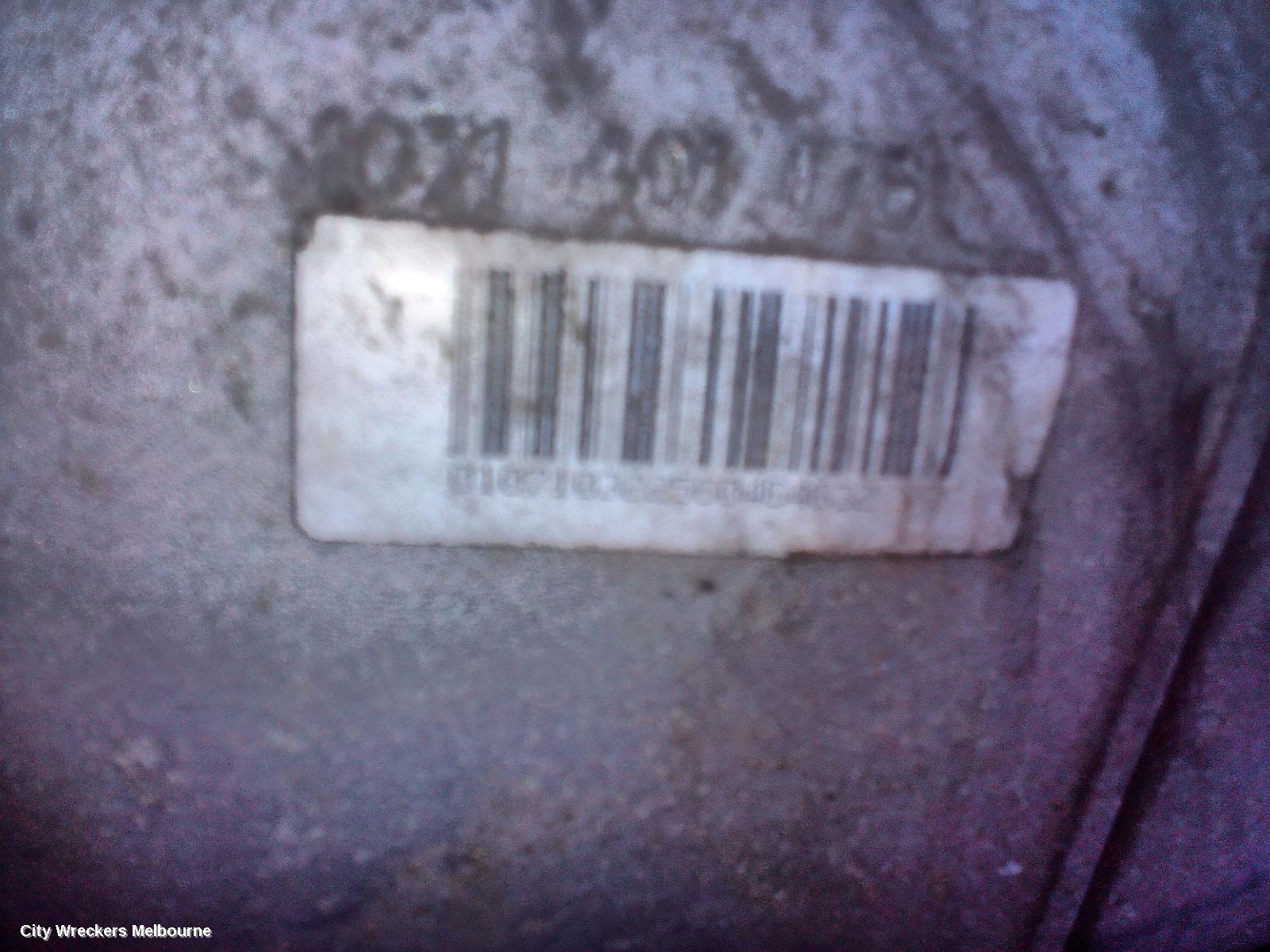 LDV G10 TRANS/GEARBOX, AUTO, DIESEL, 1.9, TURBO, SV7A/SV7C, WAGON/VAN, 04/2015 - 06/2021