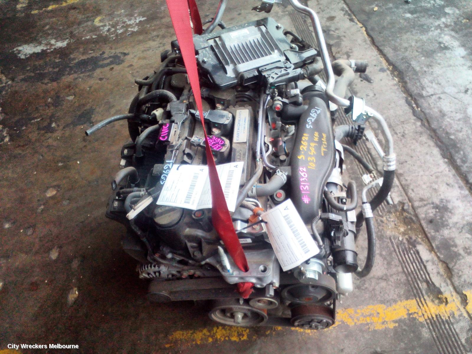 HONDA CIVIC ENGINE, PETROL, 1.5, TURBO, 10TH GEN, 05/2016 - 08/2021