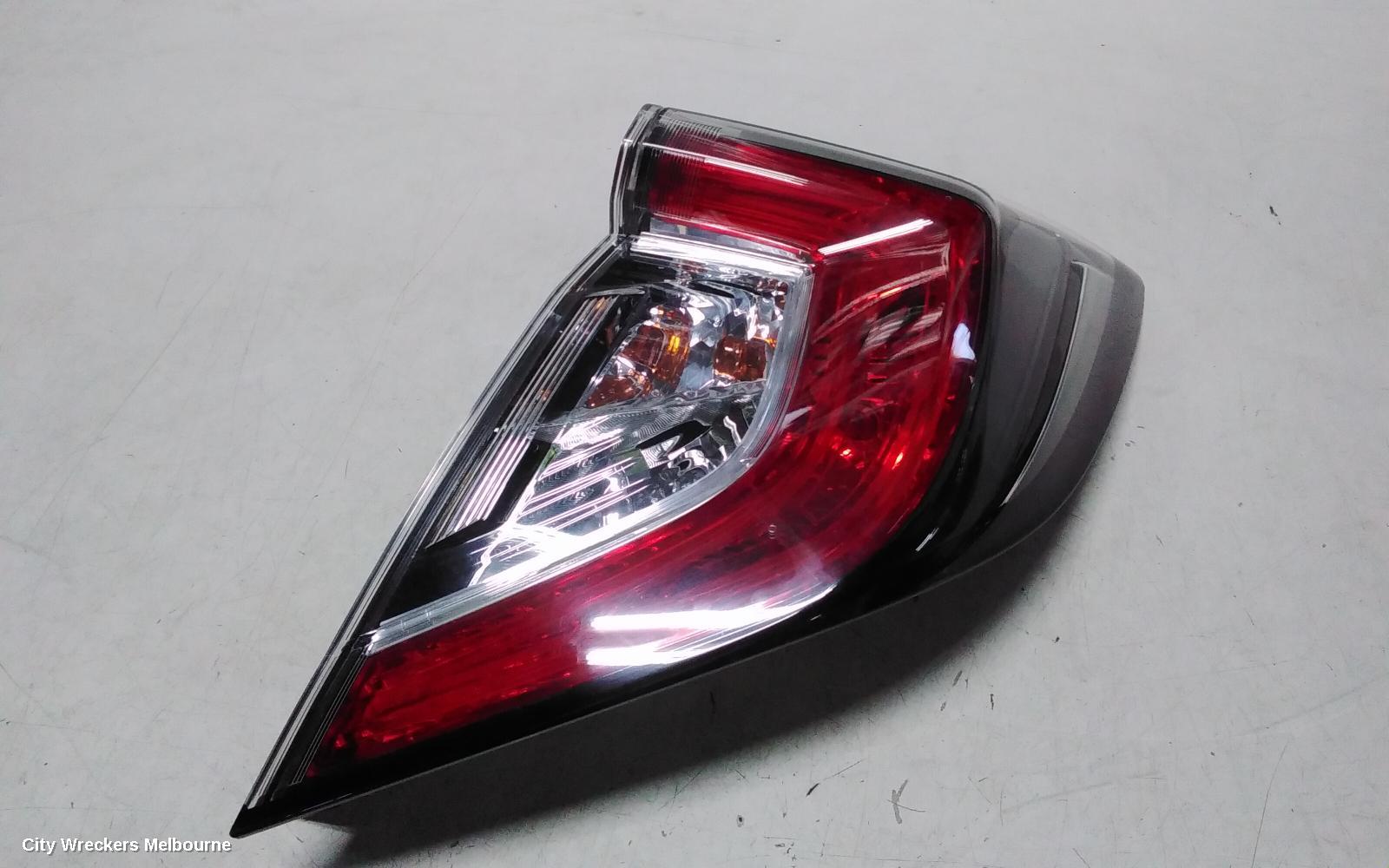 HONDA CIVIC RIGHT TAILLIGHT, IN BODY, HATCH, 10TH GEN, LED TYPE, 02/2017 - 08/2021