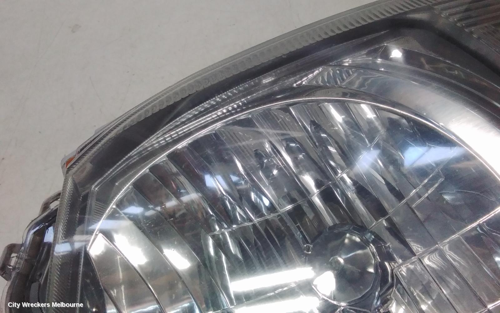 TOYOTA HIACE LEFT HEADLAMP, TRH/KDH, LWB/SWB, LENS# 26-118, 01/2005 - 08/2010
