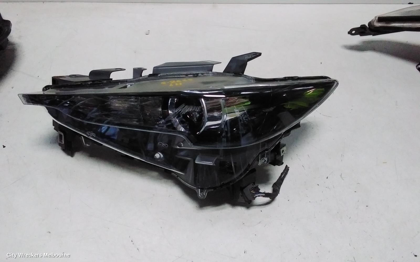 MAZDA CX8 LEFT HEADLAMP, KG, LED, NON AFS & W/ ADAPTIVE, W/ DAYTIME RUNNING LAMP TYPE, 05/2018 ONWARDS