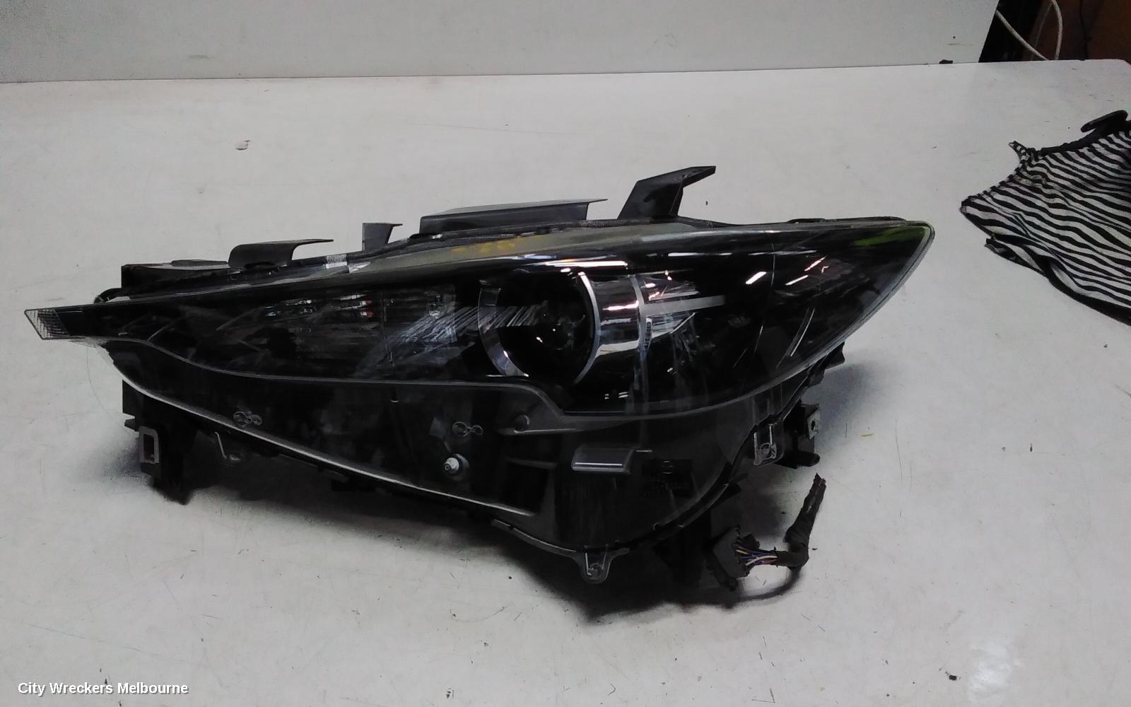 MAZDA CX8 LEFT HEADLAMP, KG, LED, NON AFS & W/ ADAPTIVE, W/ DAYTIME RUNNING LAMP TYPE, 05/2018 ONWARDS