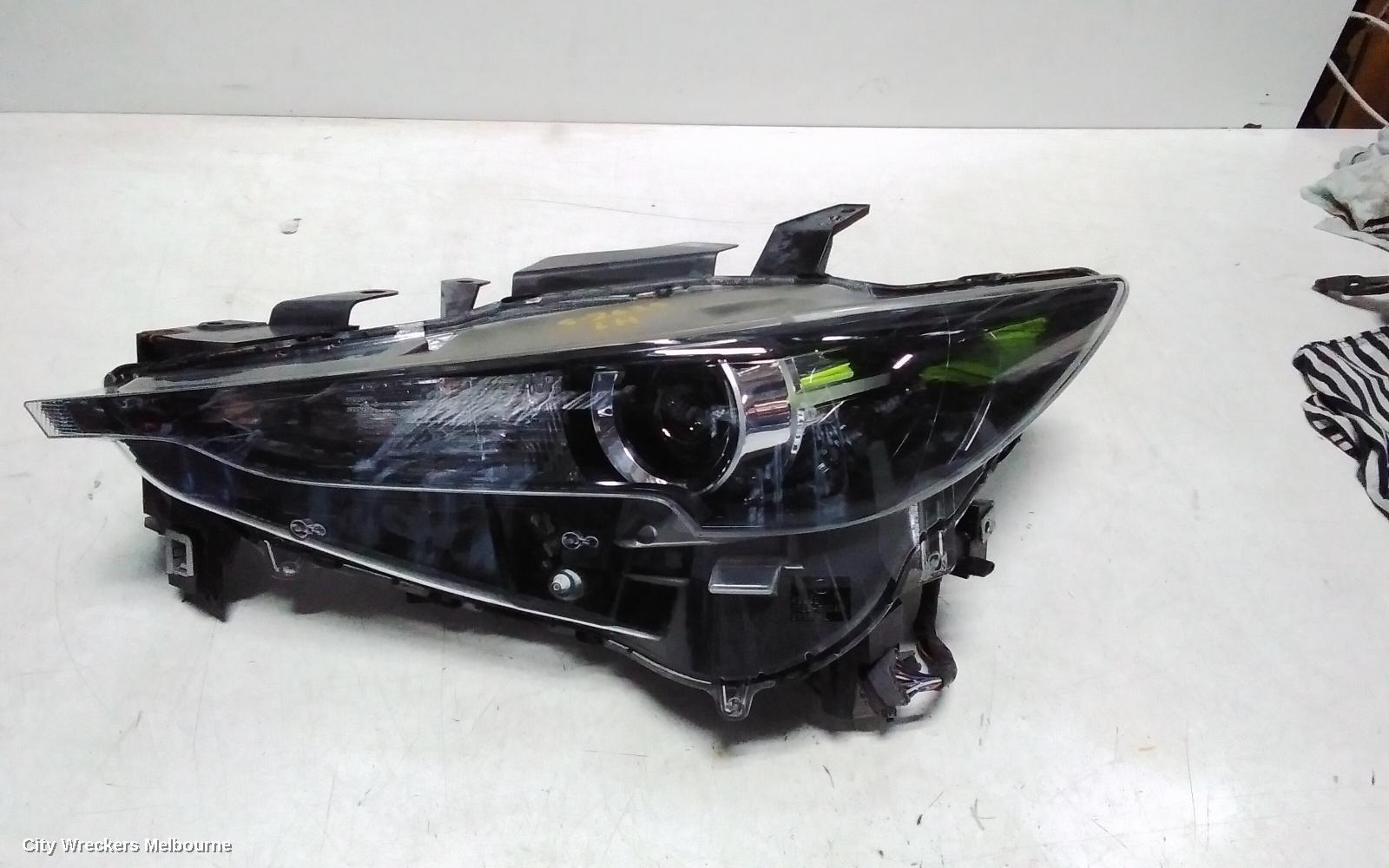 MAZDA CX8 LEFT HEADLAMP, KG, LED, NON AFS & W/ ADAPTIVE, W/ DAYTIME RUNNING LAMP TYPE, 05/2018 ONWARDS
