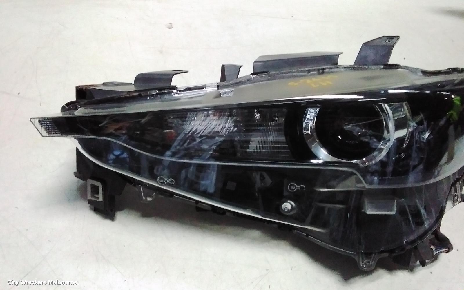 MAZDA CX8 LEFT HEADLAMP, KG, LED, NON AFS & W/ ADAPTIVE, W/ DAYTIME RUNNING LAMP TYPE, 05/2018 ONWARDS