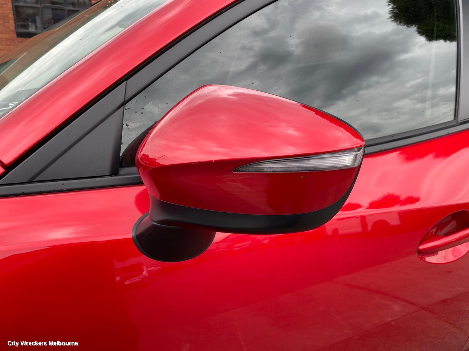 MAZDA CX3 RIGHT FRONT DOOR WINDOW, DK, 03/2015 ONWARDS