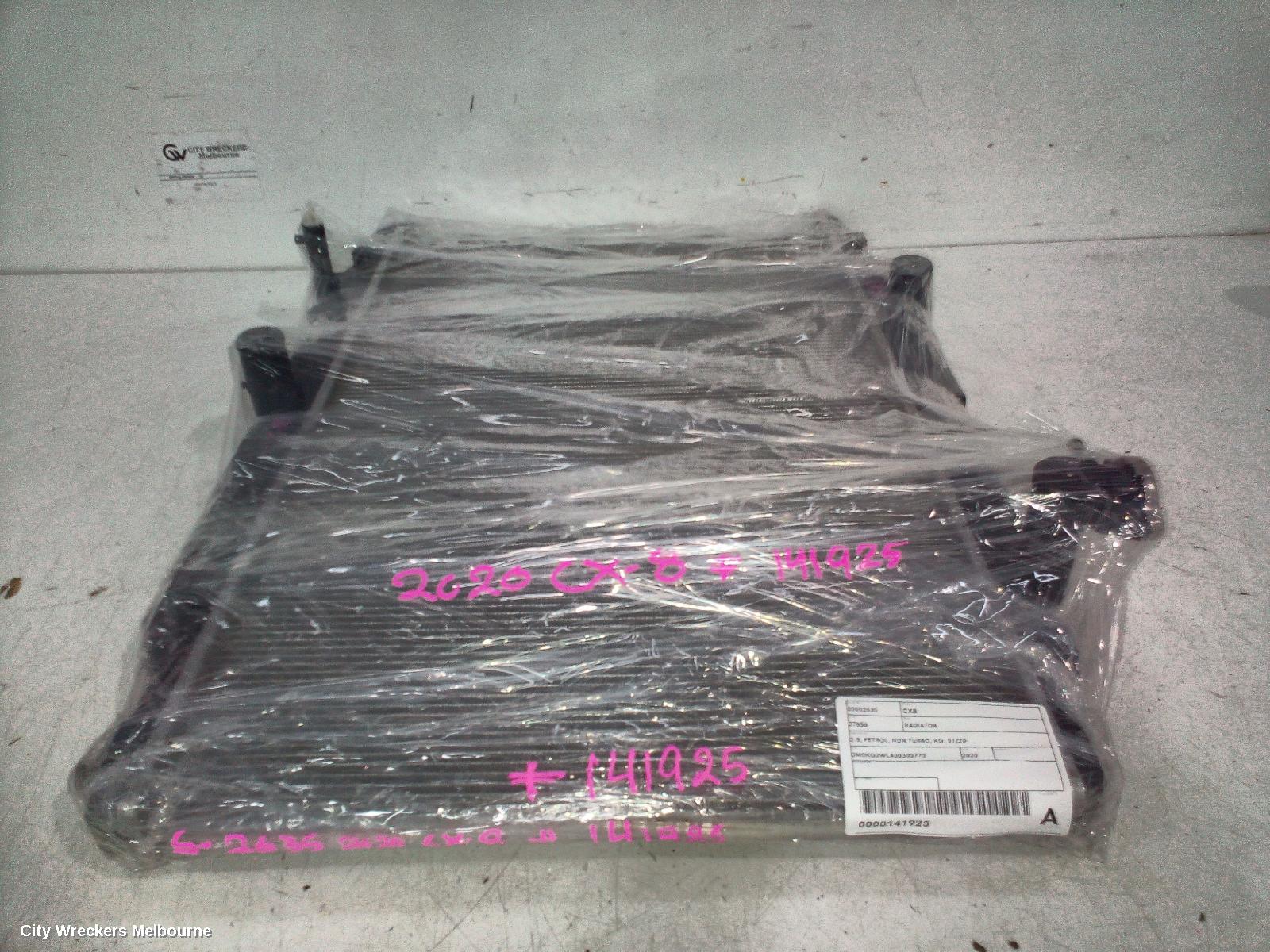 MAZDA CX8 RADIATOR, 2.5, PETROL, NON TURBO, KG, 01/2020 ONWARDS