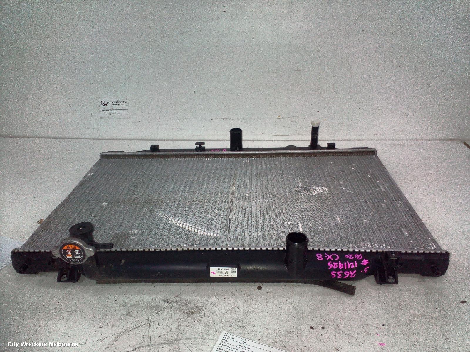 MAZDA CX8 RADIATOR, 2.5, PETROL, NON TURBO, KG, 01/2020 ONWARDS