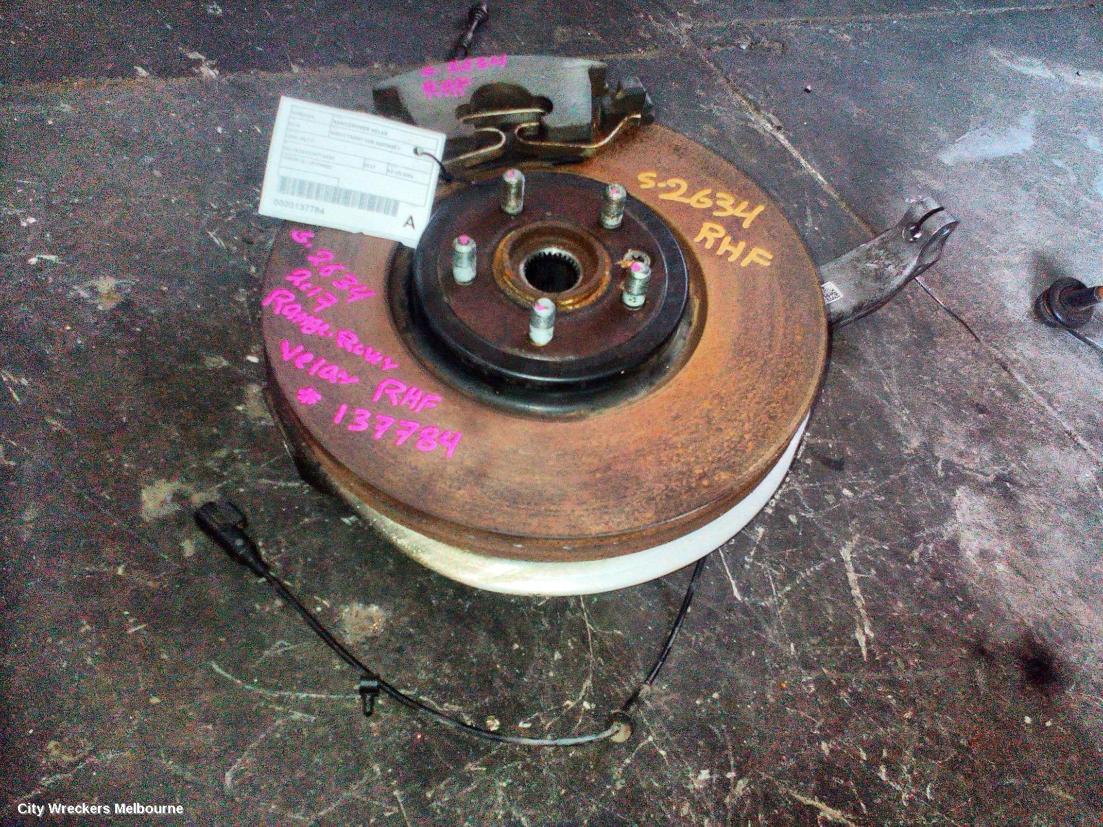 LAND ROVER RANGEROVER VELAR RIGHT FRONT HUB ASSEMBLY, L560, 05/2017 ONWARDS