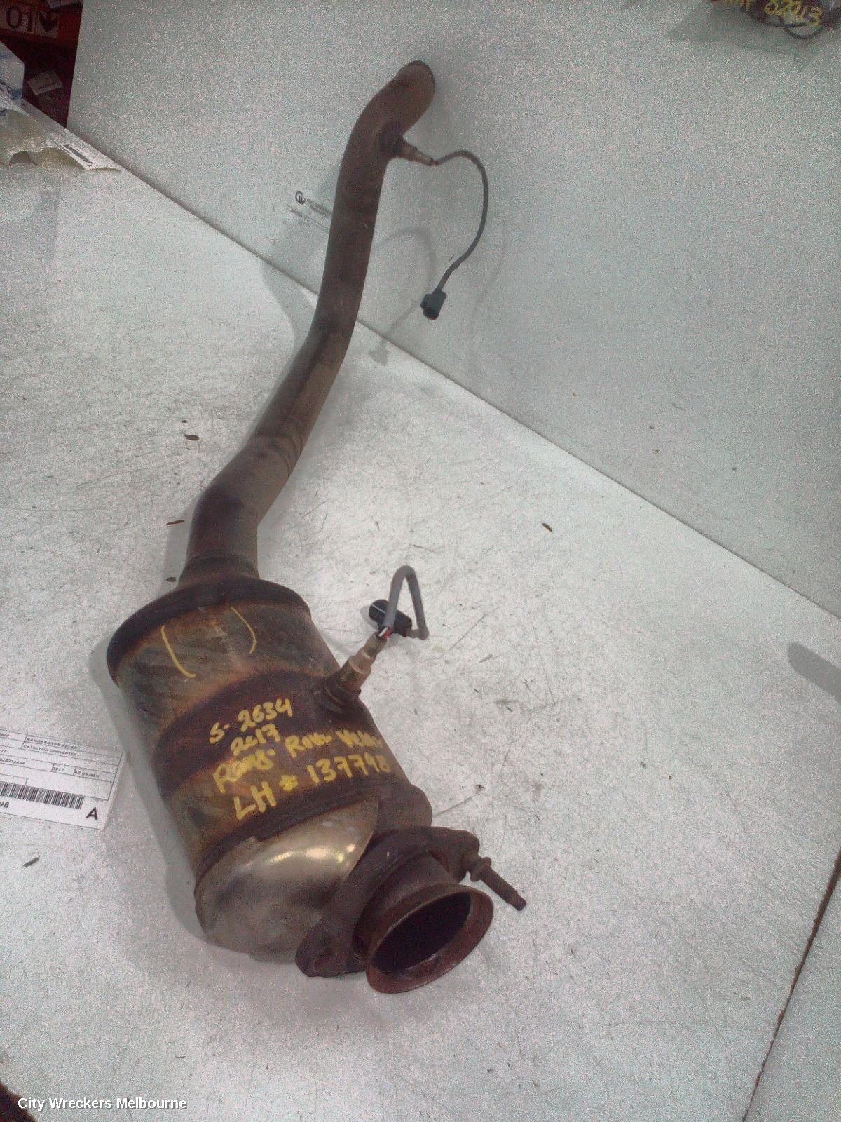 LAND ROVER RANGEROVER VELAR CATALYTIC CONVERTER, L560, 05/2017 ONWARDS