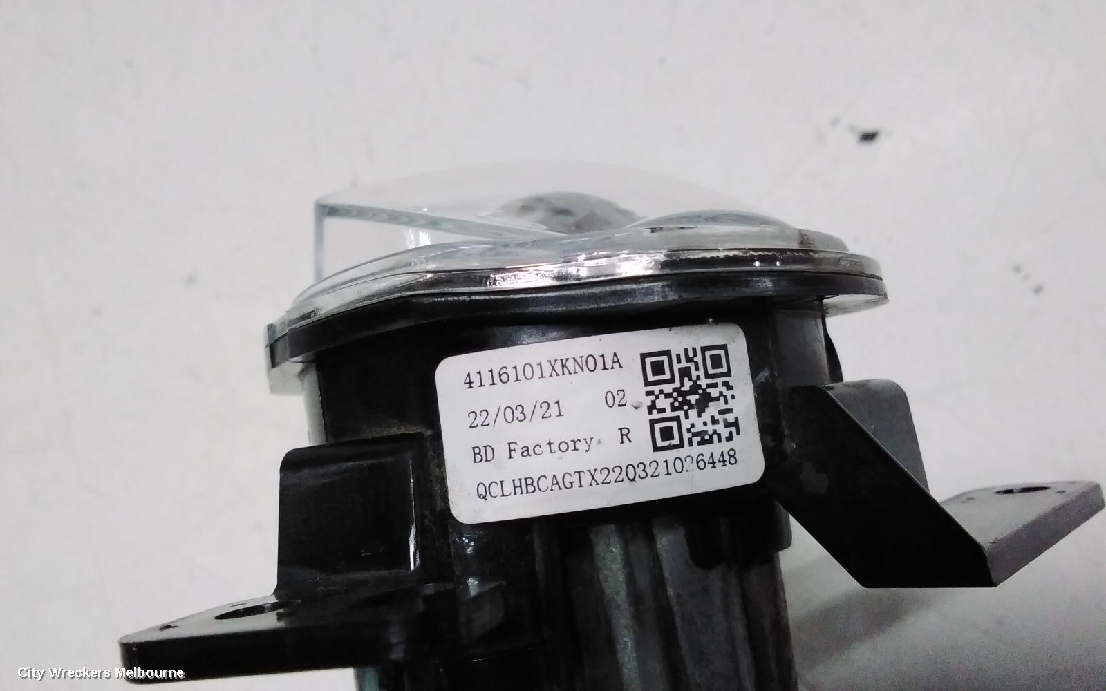 HAVAL H6 RIGHT INDICATOR/FOG/SIDE, BUMPER FOGLAMP, LED TYPE, NON ULTRA HYBRID TYPE, B01, 02/2021 ONWARDS