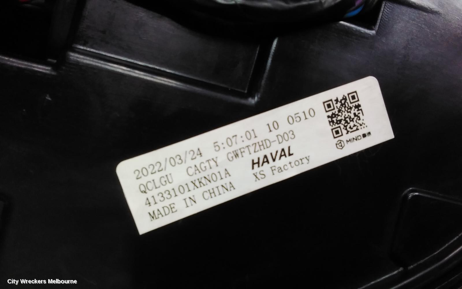 HAVAL H6 RIGHT TAILLIGHT, IN BODY, LED TYPE, B01, 02/2021 ONWARDS