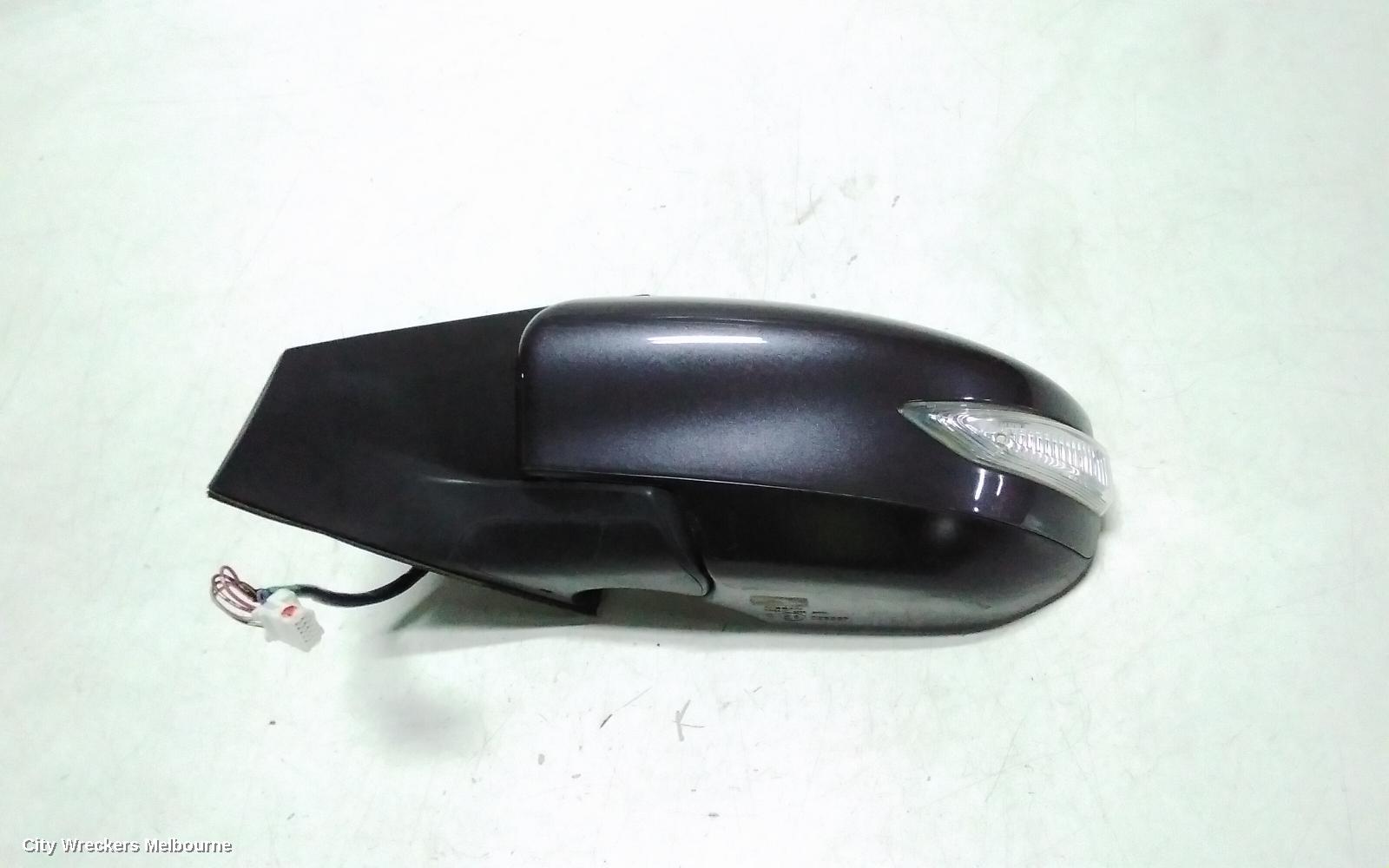NISSAN PULSAR LEFT DOOR MIRROR, B17, SEDAN, MANUAL FOLD TYPE, 12/2012 - 12/2017