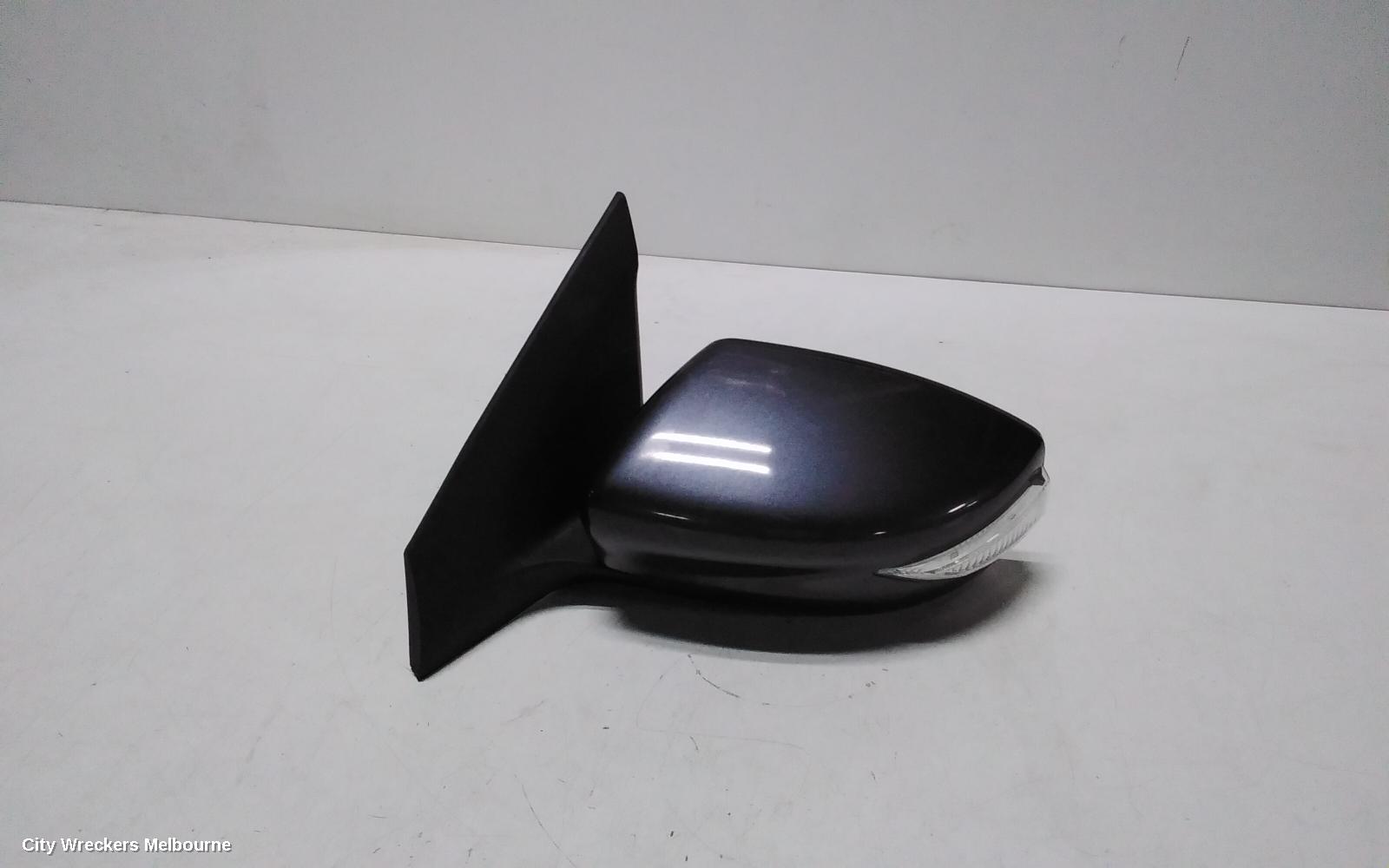 NISSAN PULSAR LEFT DOOR MIRROR, B17, SEDAN, MANUAL FOLD TYPE, 12/2012 - 12/2017