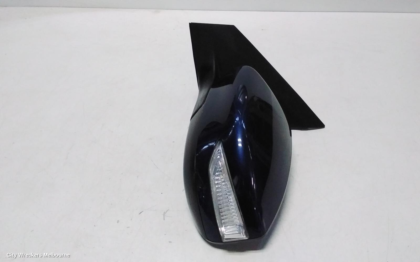 NISSAN PULSAR LEFT DOOR MIRROR, B17, SEDAN, MANUAL FOLD TYPE, 12/2012 - 12/2017