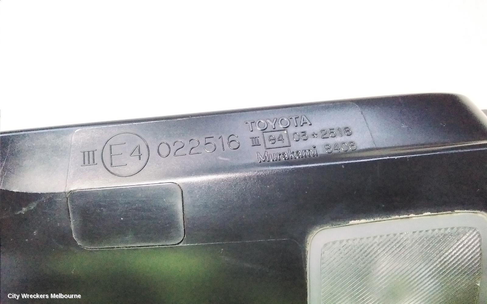 TOYOTA KLUGER LEFT DOOR MIRROR, GSU40-GSU45, 07/2010 - 02/2014