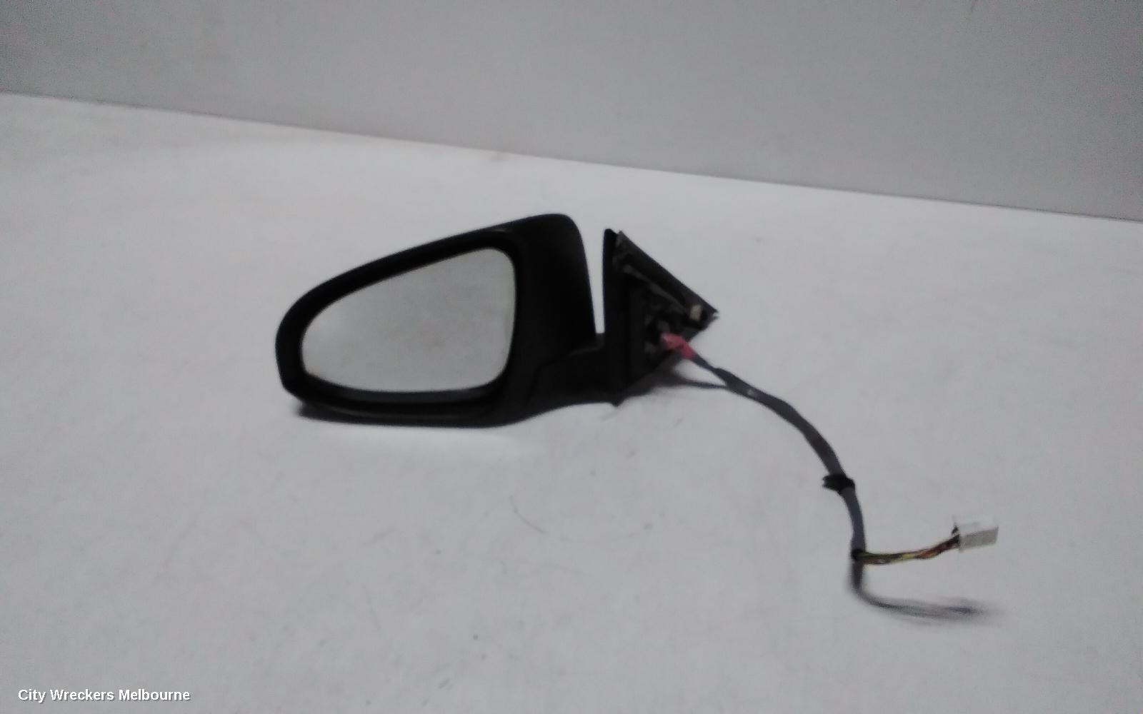 TOYOTA AURION LEFT DOOR MIRROR, GSV50R, PRODIGY, W/ AUTO DIP, NON BLIND SPOT TYPE, 02/2012 - 05/2015