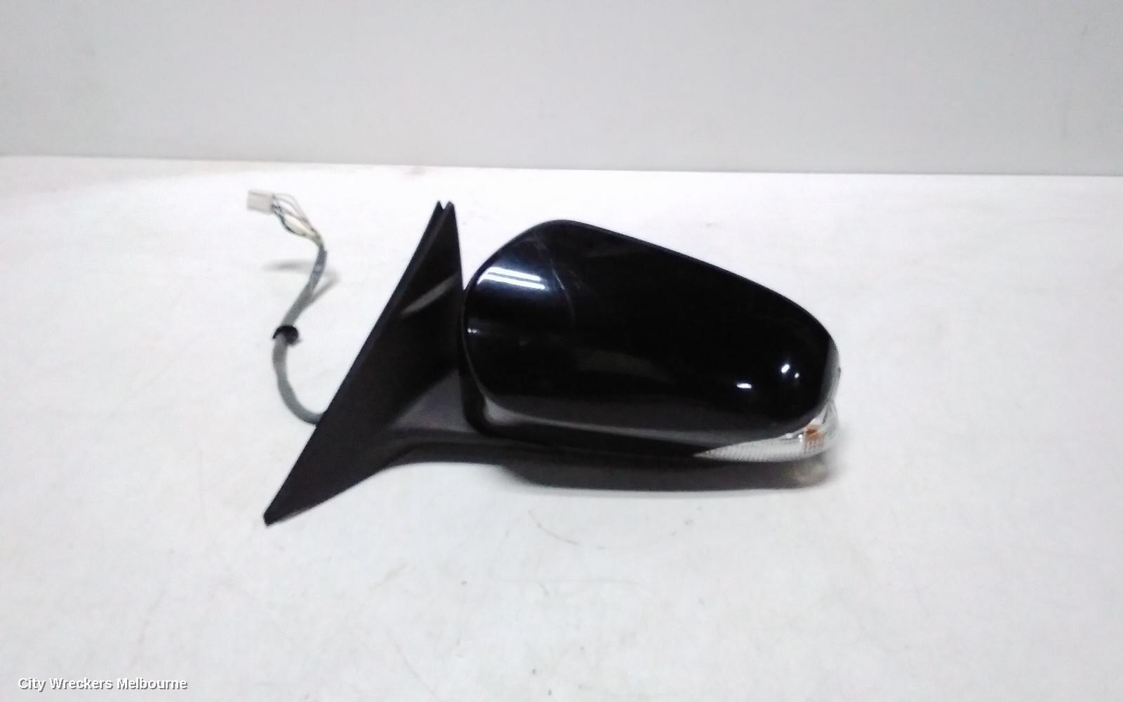 TOYOTA AURION LEFT DOOR MIRROR, GSV50R, PRODIGY, W/ AUTO DIP, NON BLIND SPOT TYPE, 02/2012 - 05/2015