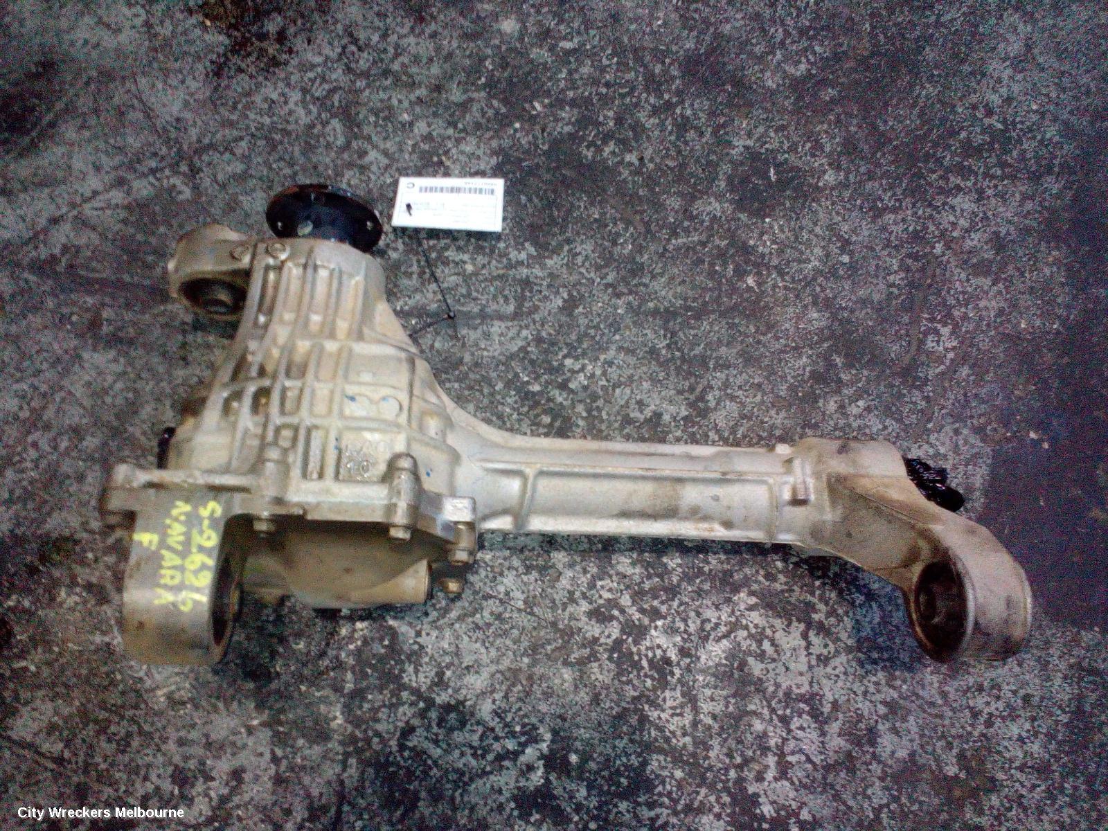 NISSAN NAVARA DIFFERENTIAL CENTRE, D40, FRONT, 2.5, YD25, DIESEL, AUTO/MANUAL T/M, 3.538 RATIO, VIN VSK/MNT, 09/2005 - 08/2015