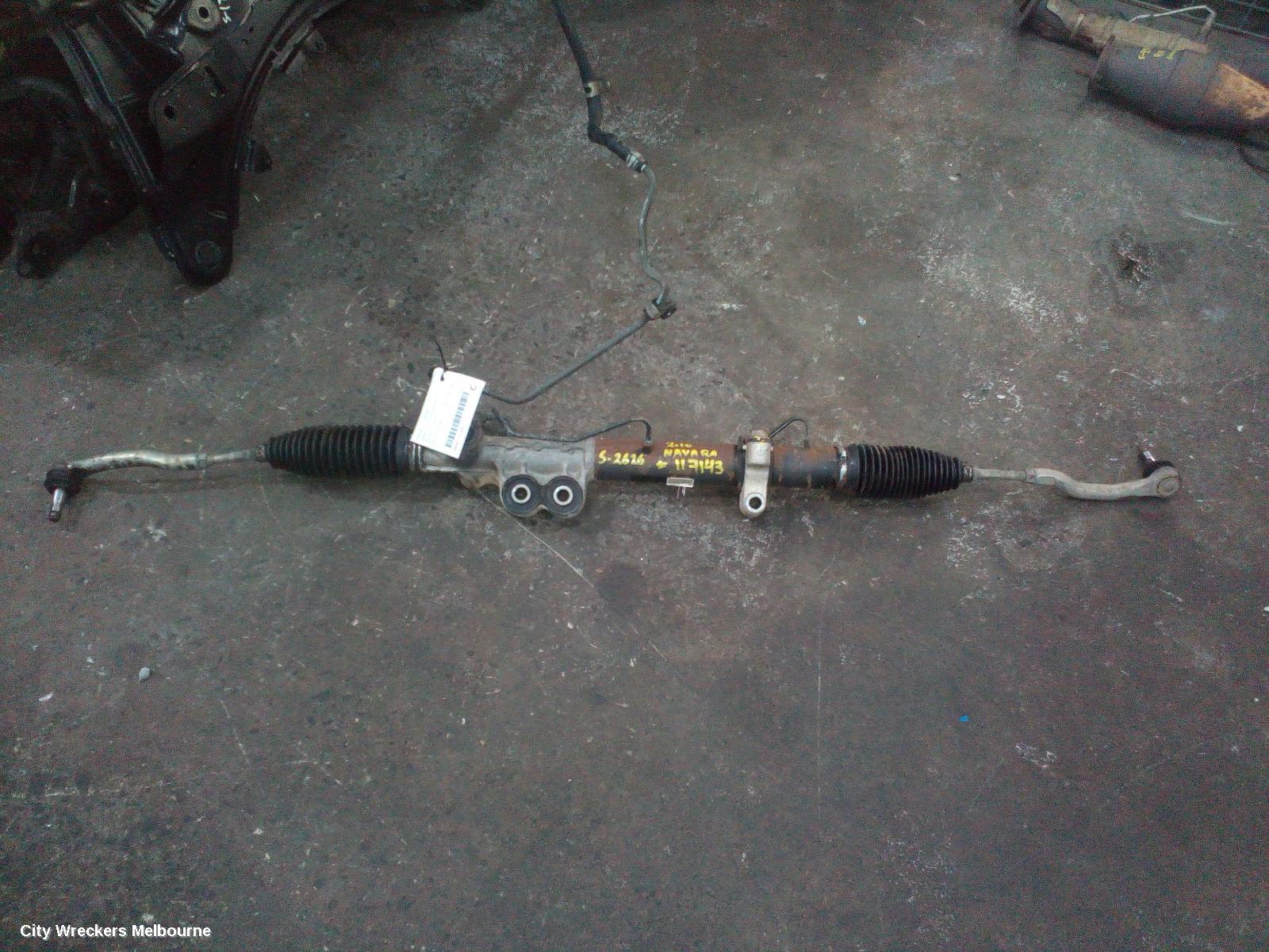 NISSAN NAVARA STEERING BOX/RACK, D40 (VIN MNT), 09/2005 - 08/2015
