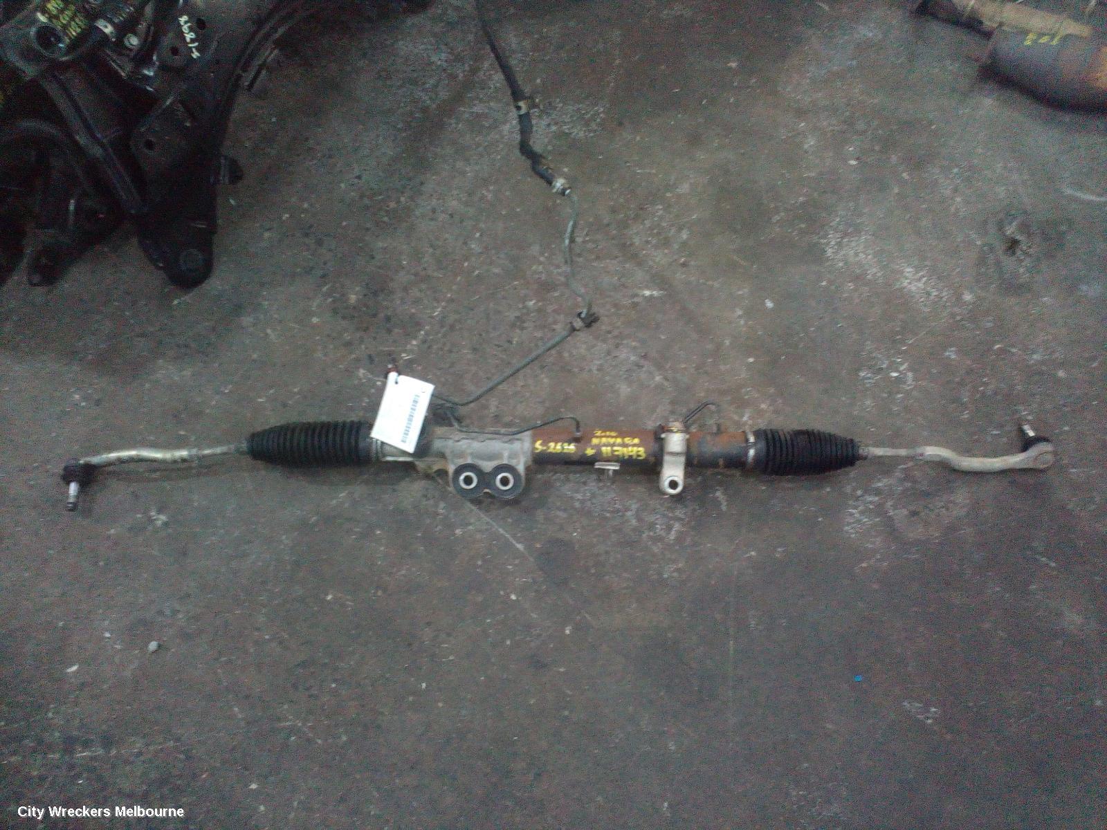 NISSAN NAVARA STEERING BOX/RACK, D40 (VIN MNT), 09/2005 - 08/2015