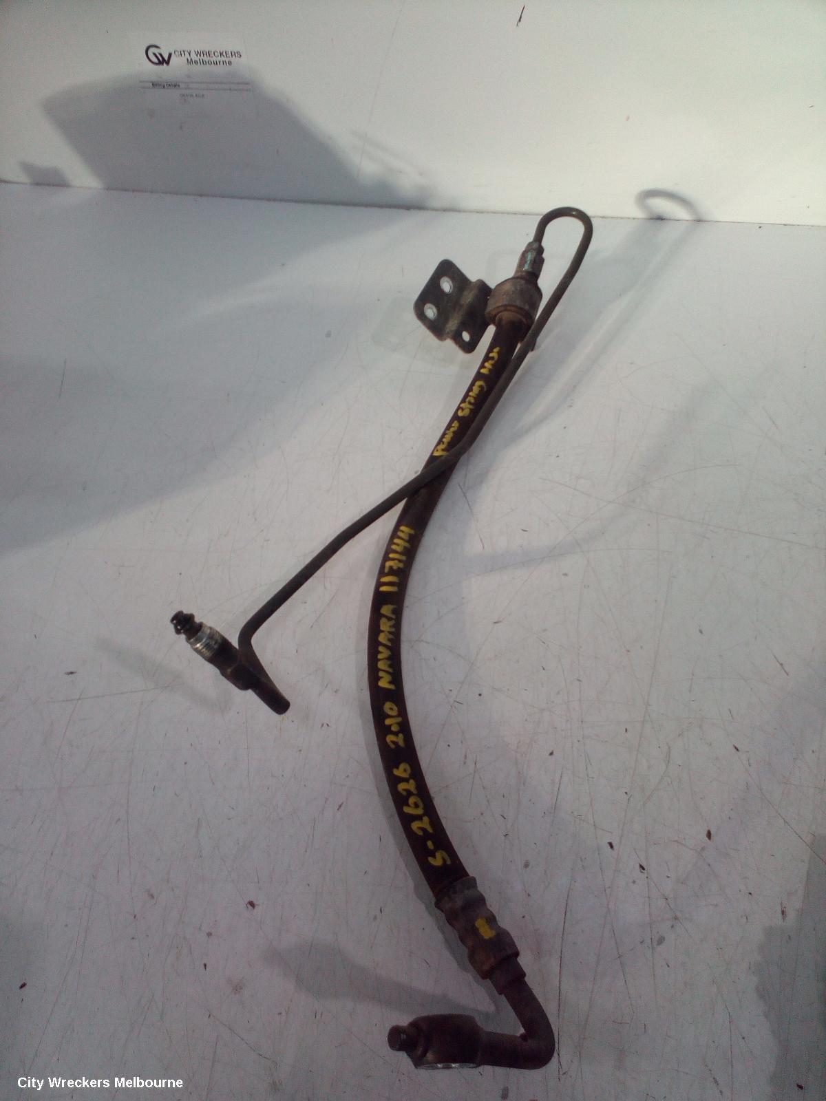 NISSAN NAVARA POWER STEER HOSE, D40 (VIN MNT), DIESEL, 2.5, YD25, HIGH PRESSURE LINE, 03/2008 - 08/2015