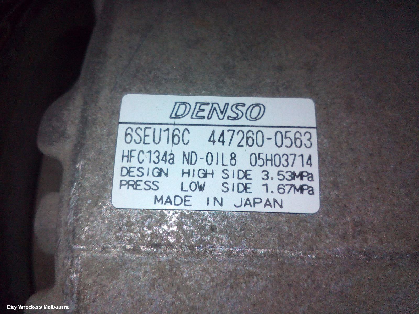 TOYOTA HIACE A/C COMPRESSOR, TRH, 2.7, 2TR-FE, PETROL, 03/2005 - 04/2019