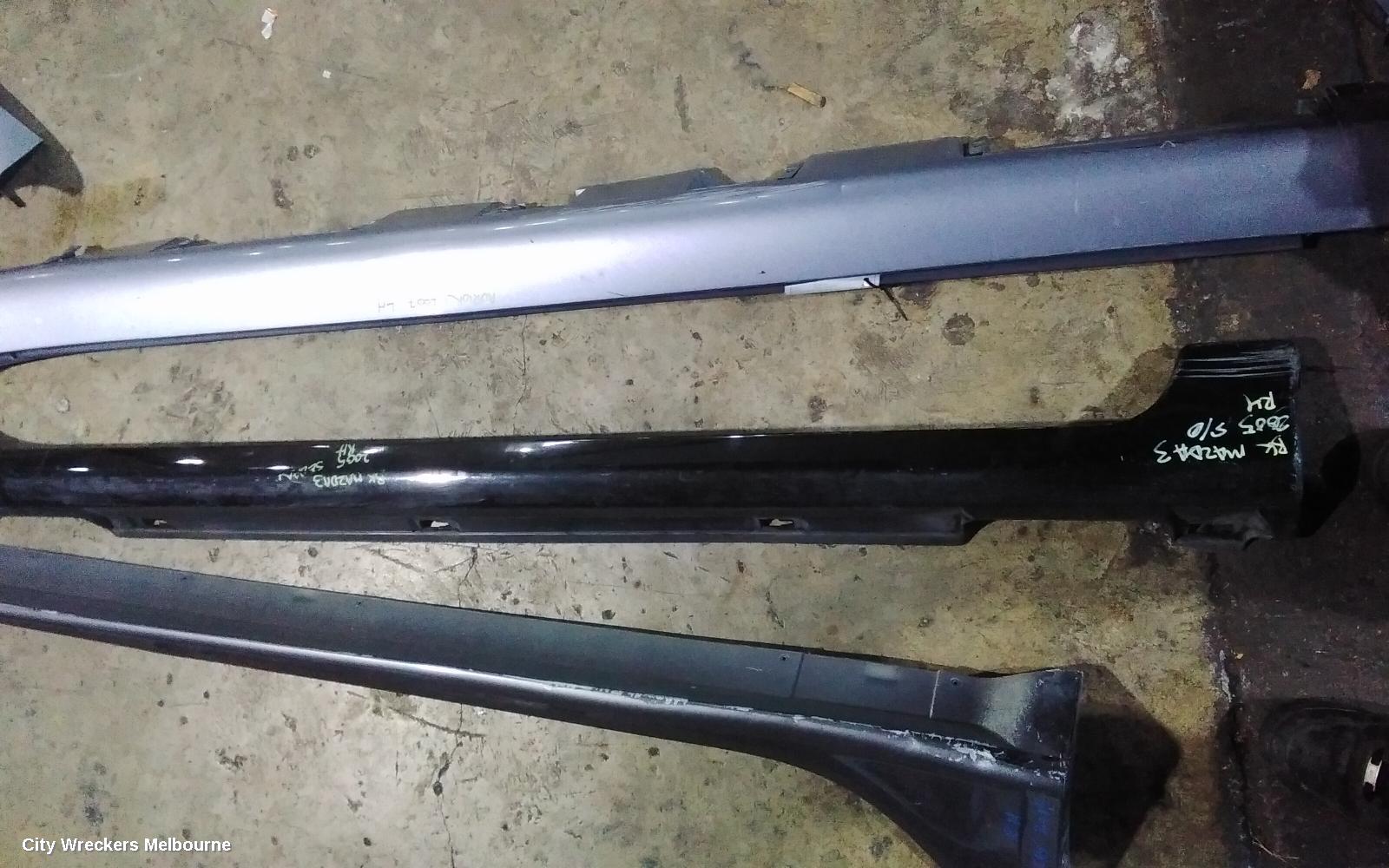 MAZDA 3 SIDE STEP/SKIRT, BK S1, RH SIDESKIRT ONLY, 10/2003 - 06/2006