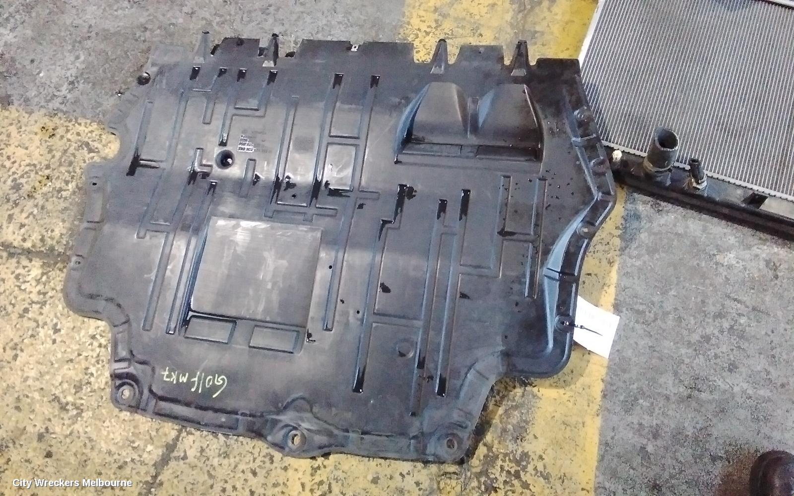 VOLKSWAGEN GOLF LOWER ENGINE SPLASH TRAY, MAIN ENGINE UNDERTRAY, PETROL, 1.4, TURBO, CMBA CODE, GEN 7, 11/2012 - 08/2020